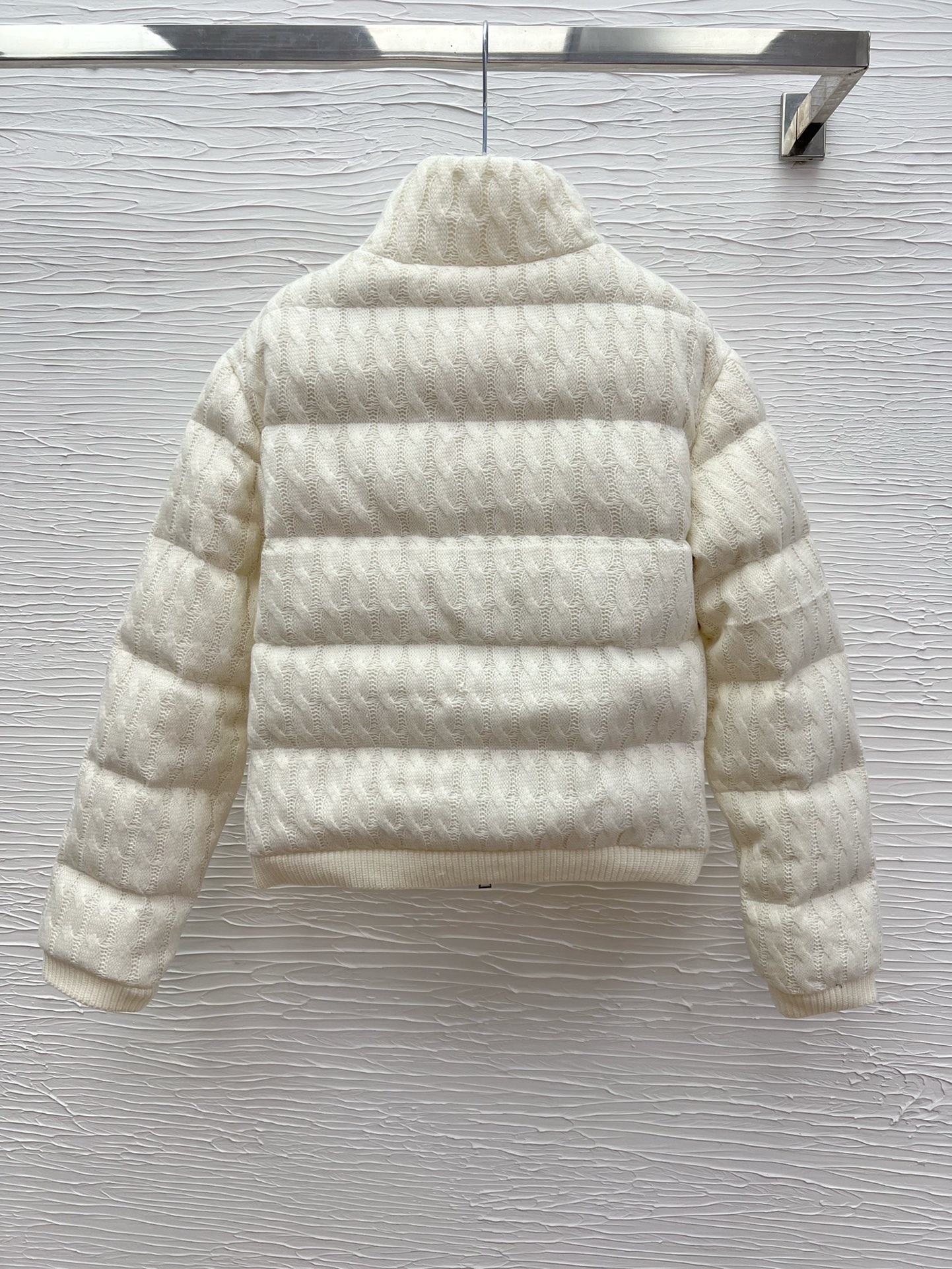 MO25 Women's Winter Down Jacket - Stand Collar, Knitted Outerwear 6 i1757402213 3439 0