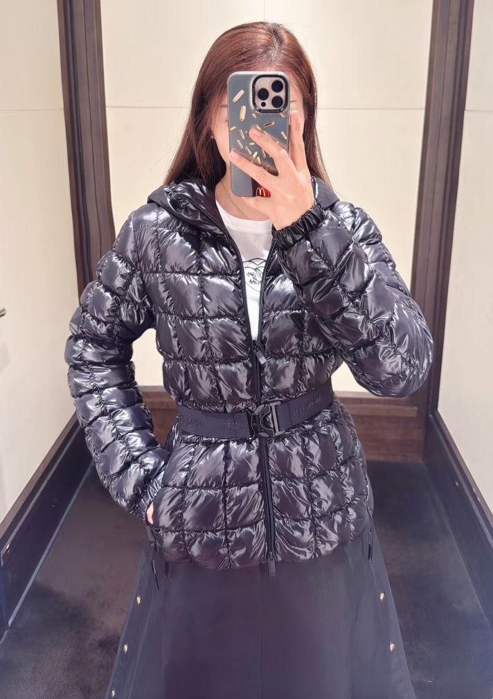 MO 25 Winter Down Jacket: Rose Pink, Lightweight, Warm, with Belt 4 i1757670725 1602 6