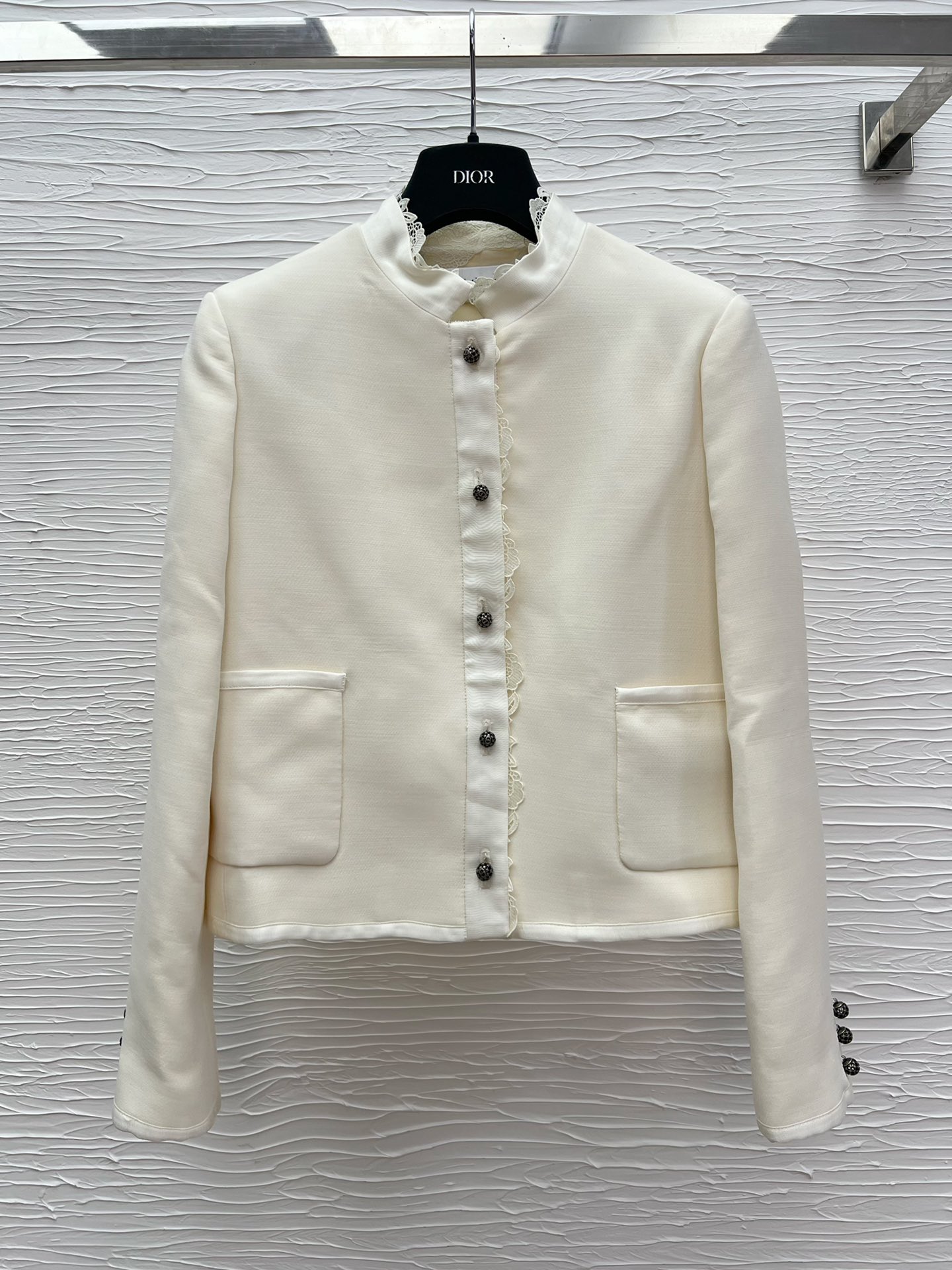 Dior Early Autumn Silk Wool Blend Lace Jacket - Elegant & Refined 5 i1758006693 1366 8