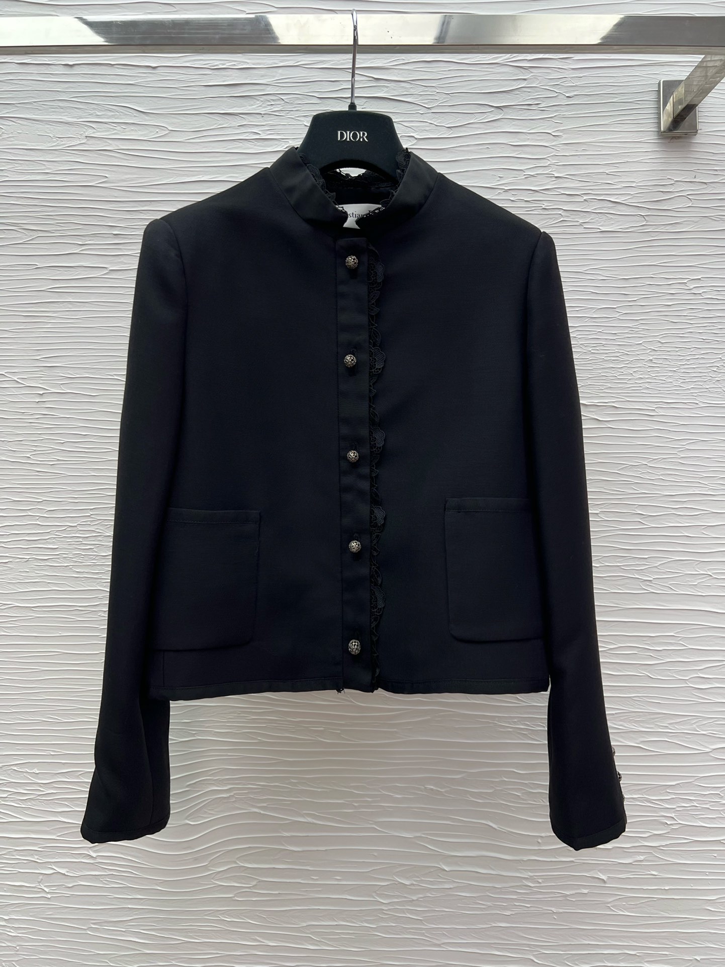 Dior Early Autumn Silk Wool Blend Lace Jacket - Elegant & Refined 8 i1758006693 4543 1