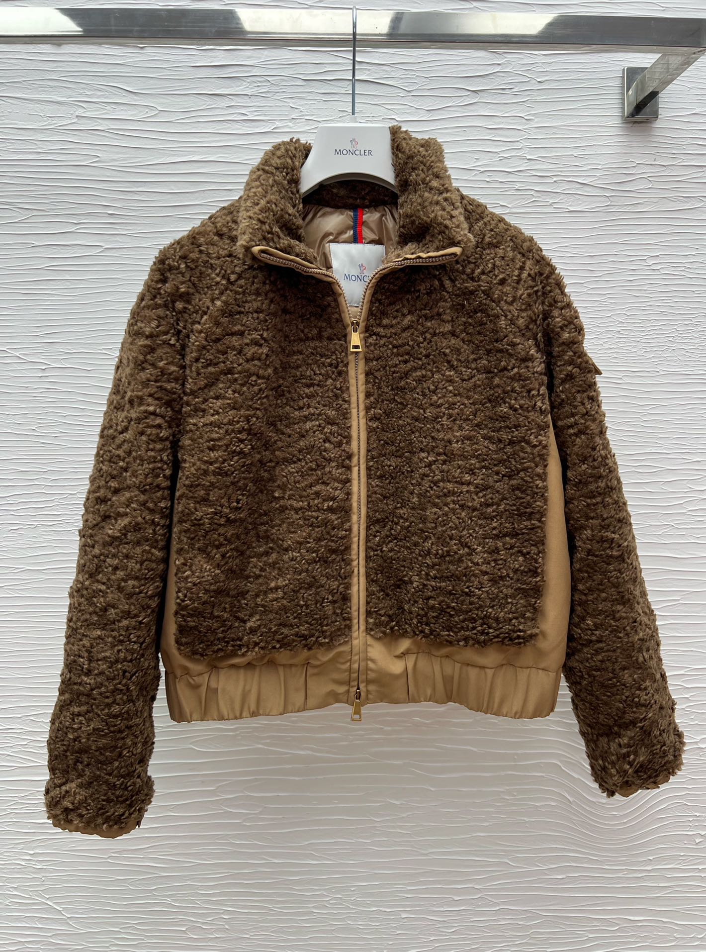 Teddy Bear Stand Collar Down Jacket with Logo Pocket Decor 8 i1758275888 5323 6