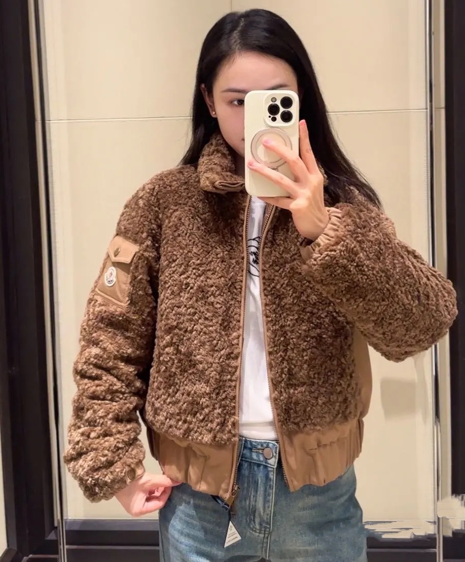 Teddy Bear Stand Collar Down Jacket with Logo Pocket Decor 5 i1758275888 9580 8