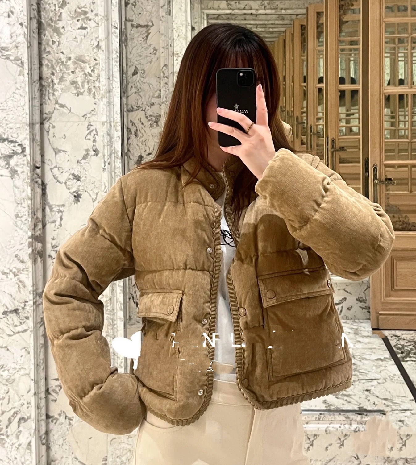 Moncler Velvet Padded Down Jacket, Elegant and Warm Winter Essential 4 i1758964086 7632 3