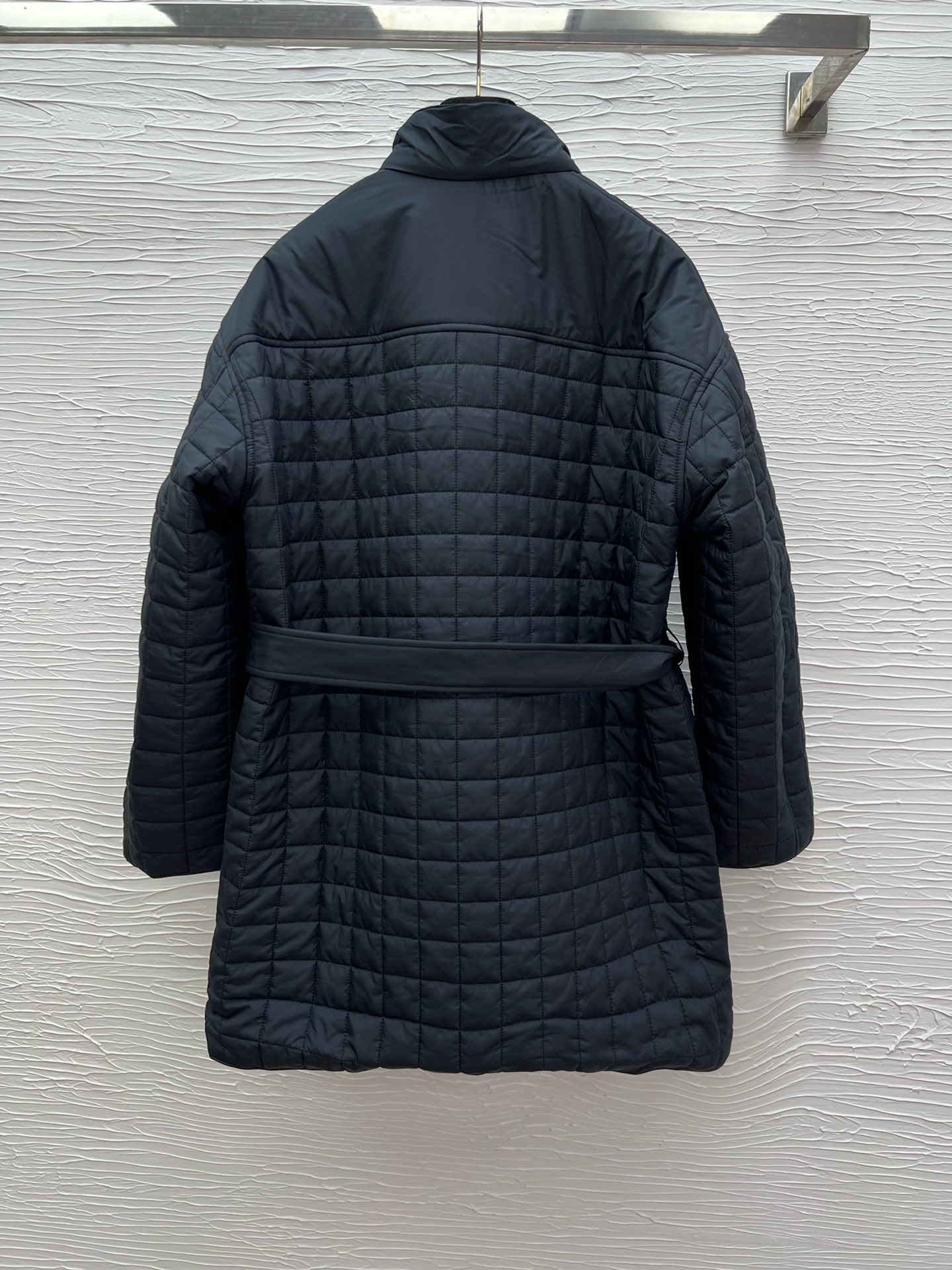 Hermes Quilted Cotton Padded Jacket Stand Collar Diamond Grid Coat 5 i1758964289 6743 2