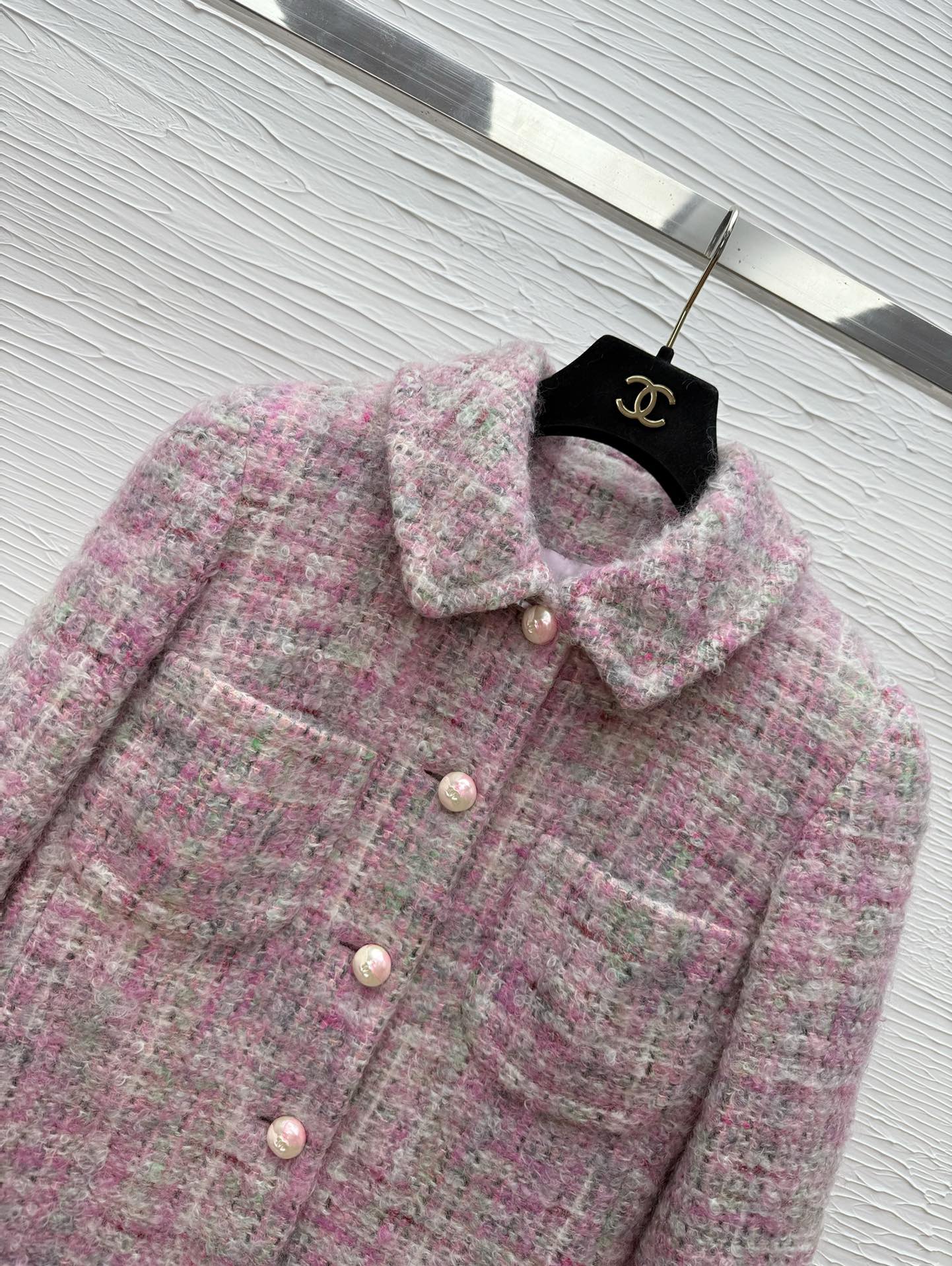 CC25 Women's Pink Wool Coat - Longline, Handmade, Designer Inspired 9 i1759832313 2936 6
