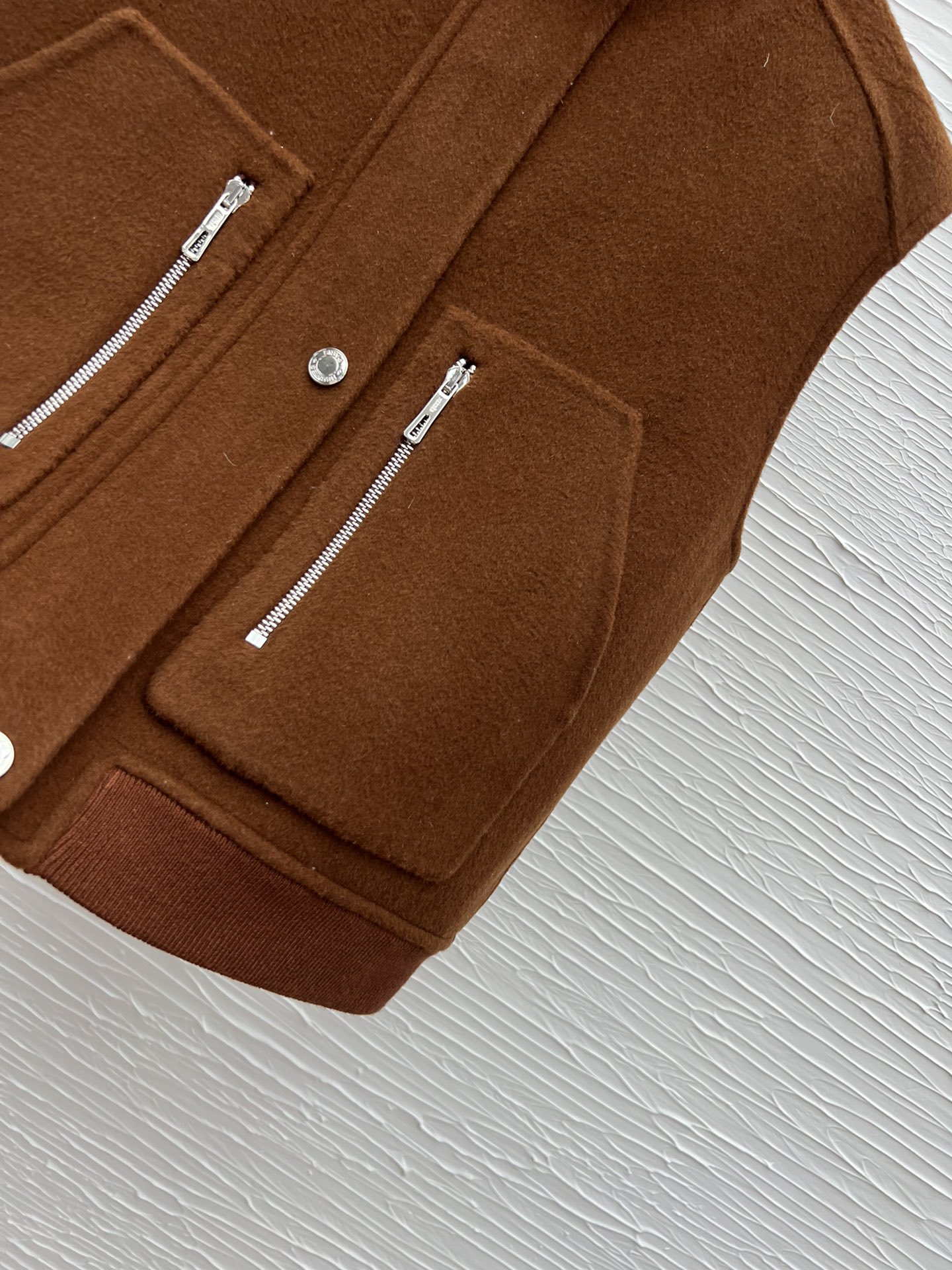 Wool Blend Vest - Handmade Double-Faced Woolen Vest - Stand Collar Design 10 i1760167345 983 4