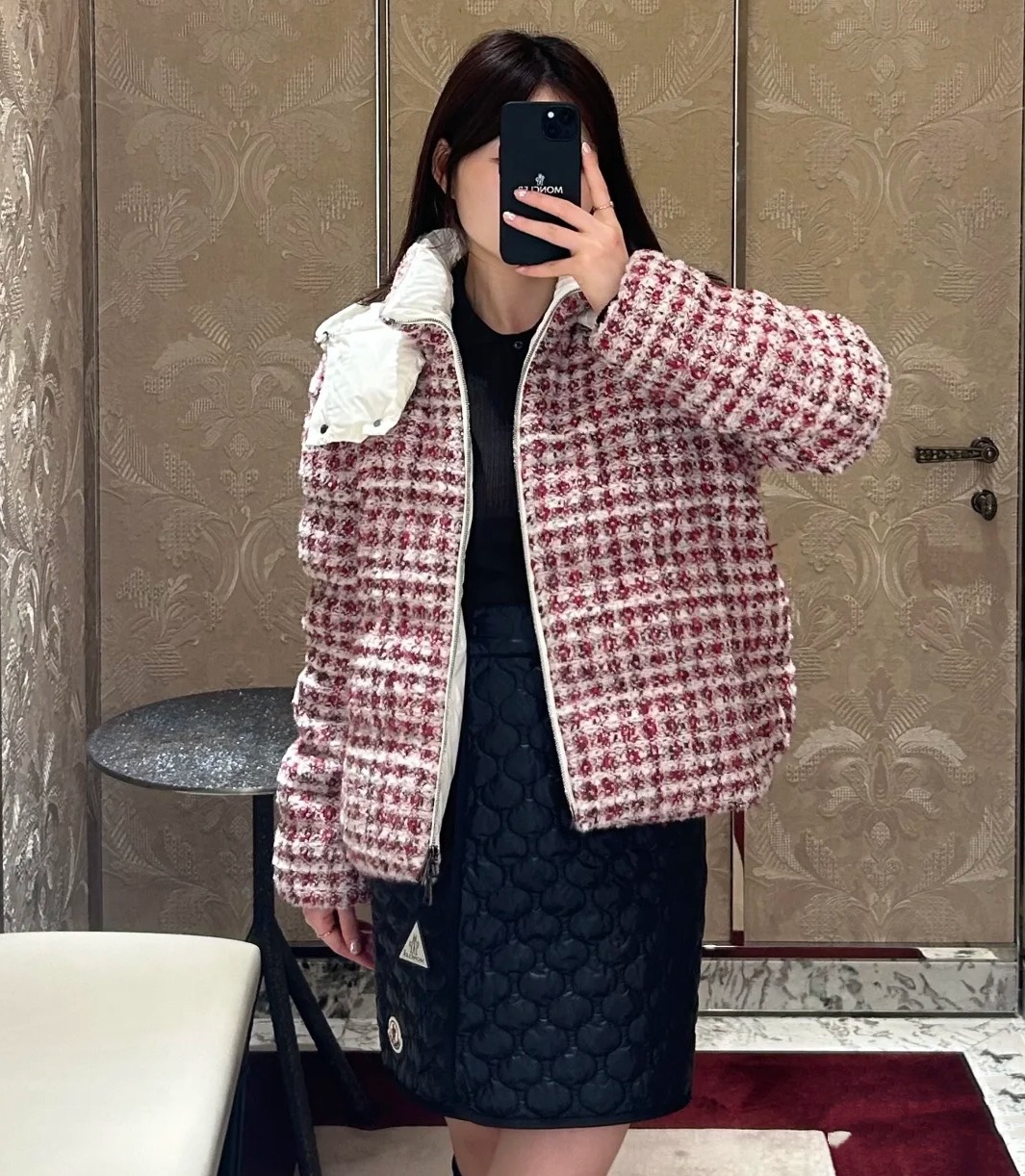 MO25 Tweed Down Jacket - Warm, Stylish, and Durable for Autumn/Winter 3 i1760780791 827 6