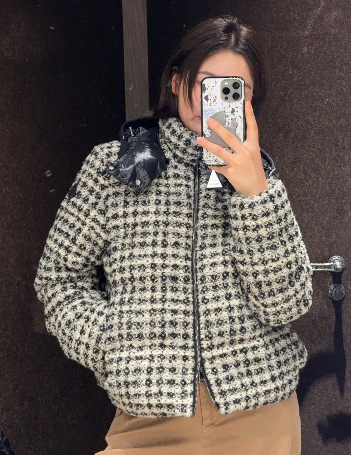 MO25 Tweed Down Jacket: Warm, Stylish, and Durable - Perfect for Autumn/Winter 5 i1760781063 1411 8