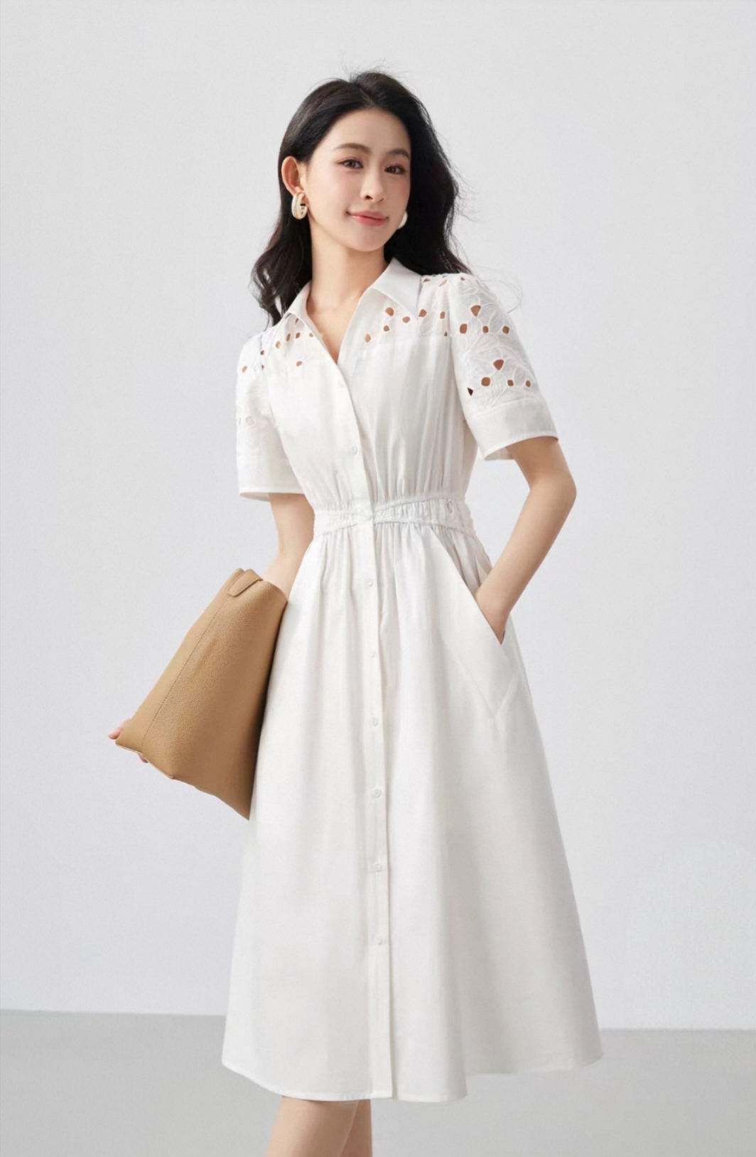 p529 Support for exchange, high-quality women’s dress, and packing Sandro. “Summer New”