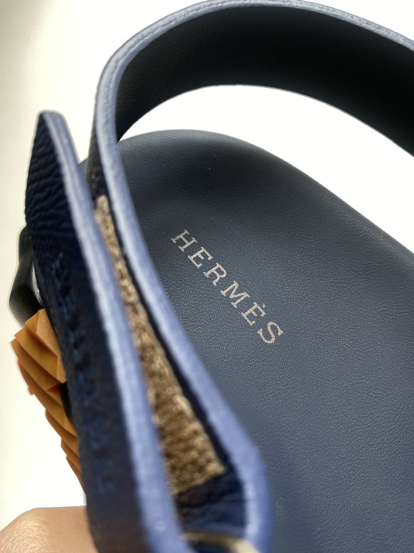 Hermes Men's Nappa Leather Sandals with Geometric Rubber Sole 10 i1745558094109 2724 0 8