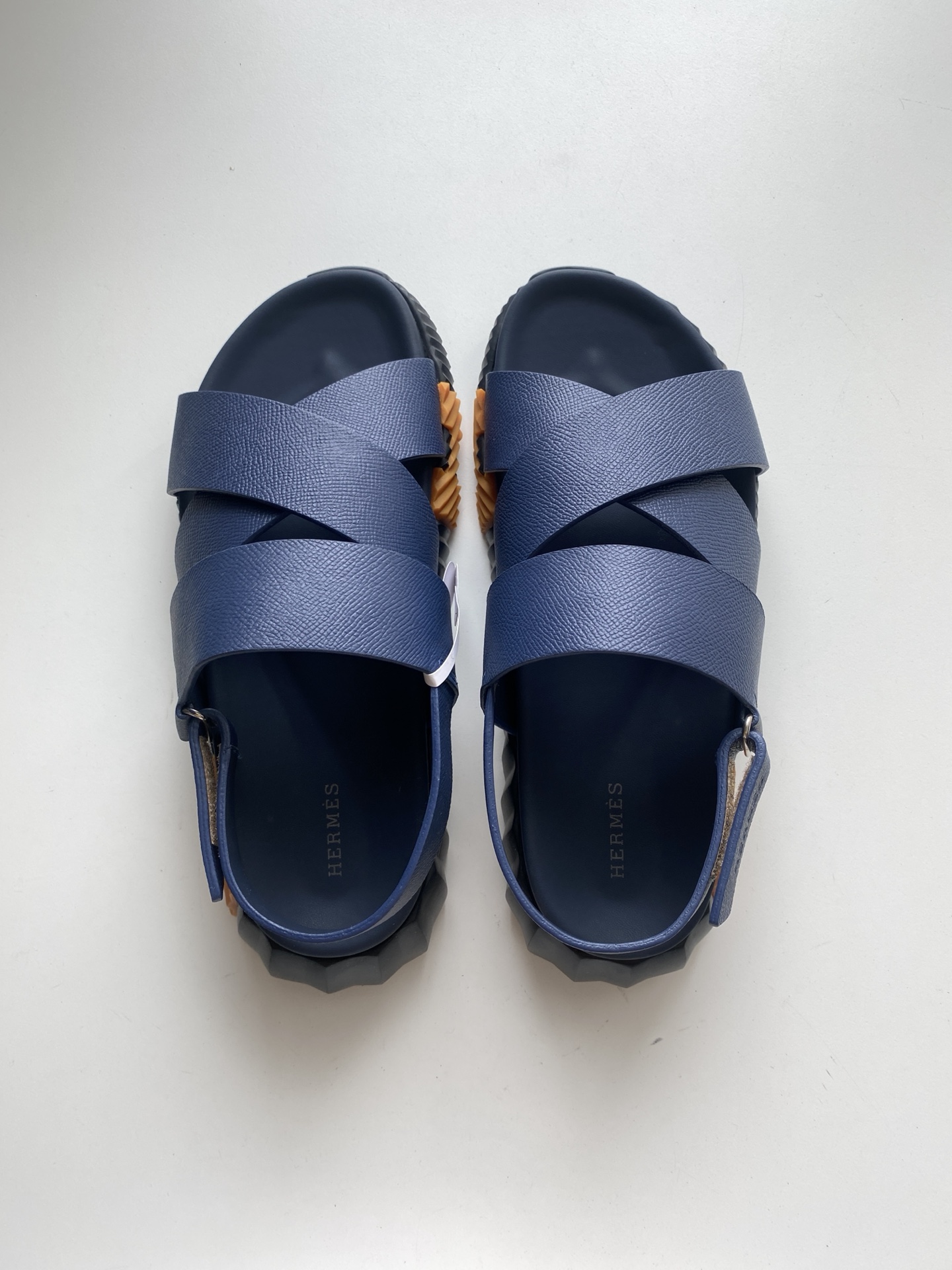 Hermes Men's Nappa Leather Sandals with Geometric Rubber Sole 2 i1745558095775 2426 0 0