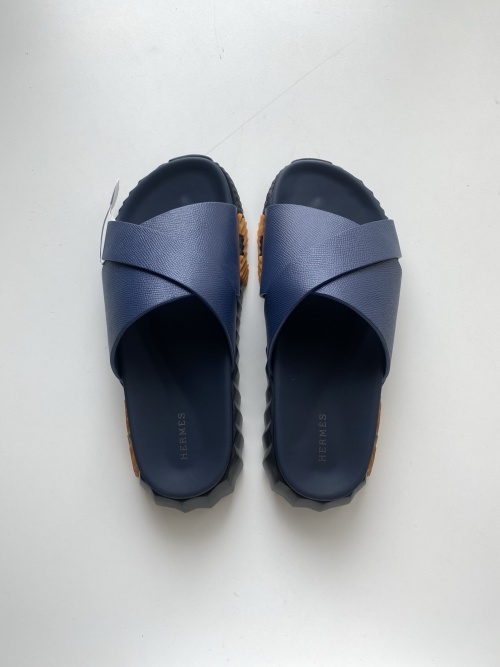 Hermès Men's Nappa Leather Functional Sandals - Stylish & Comfortable 1 Hermès Men's Nappa Leather Functional Sandals - Stylish & Comfortable