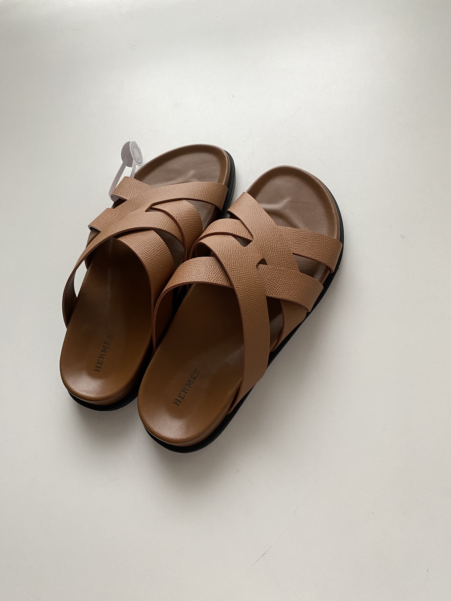 Hermès Men's Nappa Leather Functional Sandals - Iconic 'H' Design 9 i1747055652630 5455 0 2