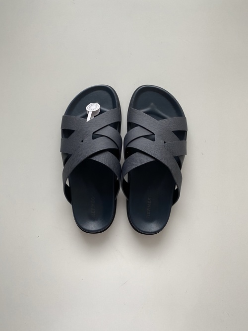 Hermès Men's Nappa Leather Functional Sandals - Iconic Style & Comfort 1 Hermès Men's Nappa Leather Functional Sandals - Iconic Style & Comfort