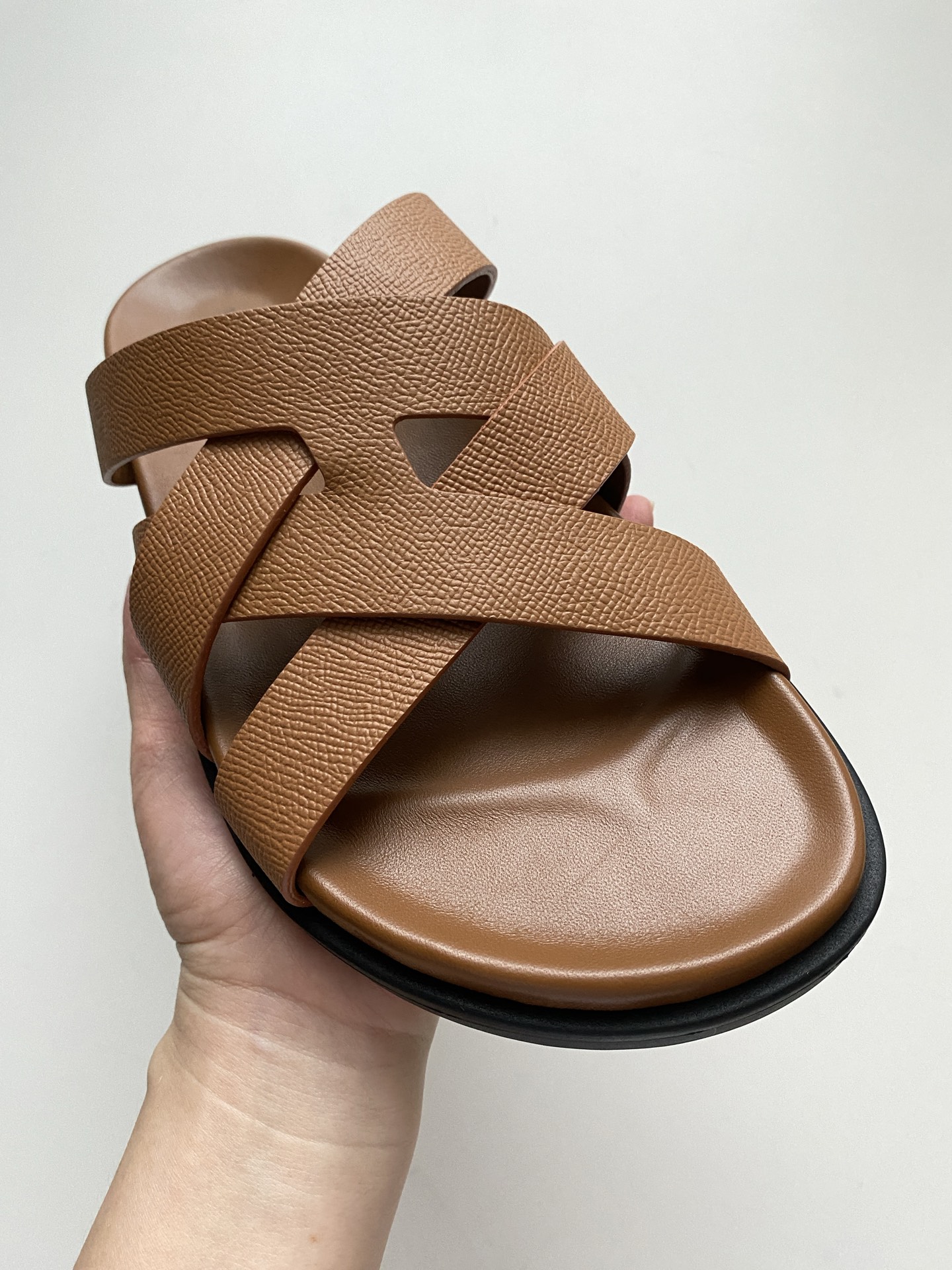 Hermès Men's Nappa Leather Functional Sandals - Iconic 'H' Design 10 i1747056620497 9579 0 8