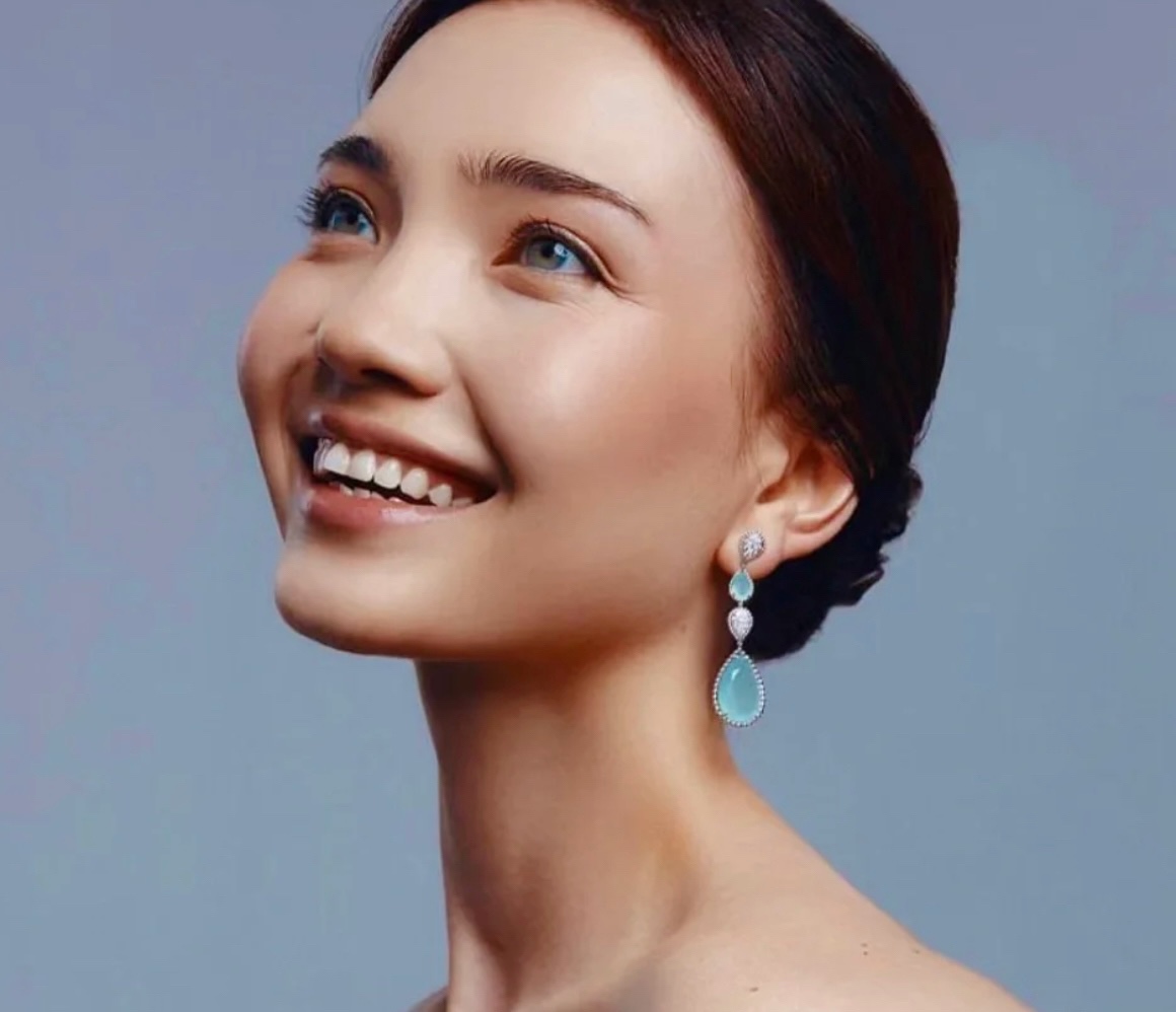 부쉐론 인터로킹 다이아몬드 티어드롭 귀걸이 63339 이미지 2