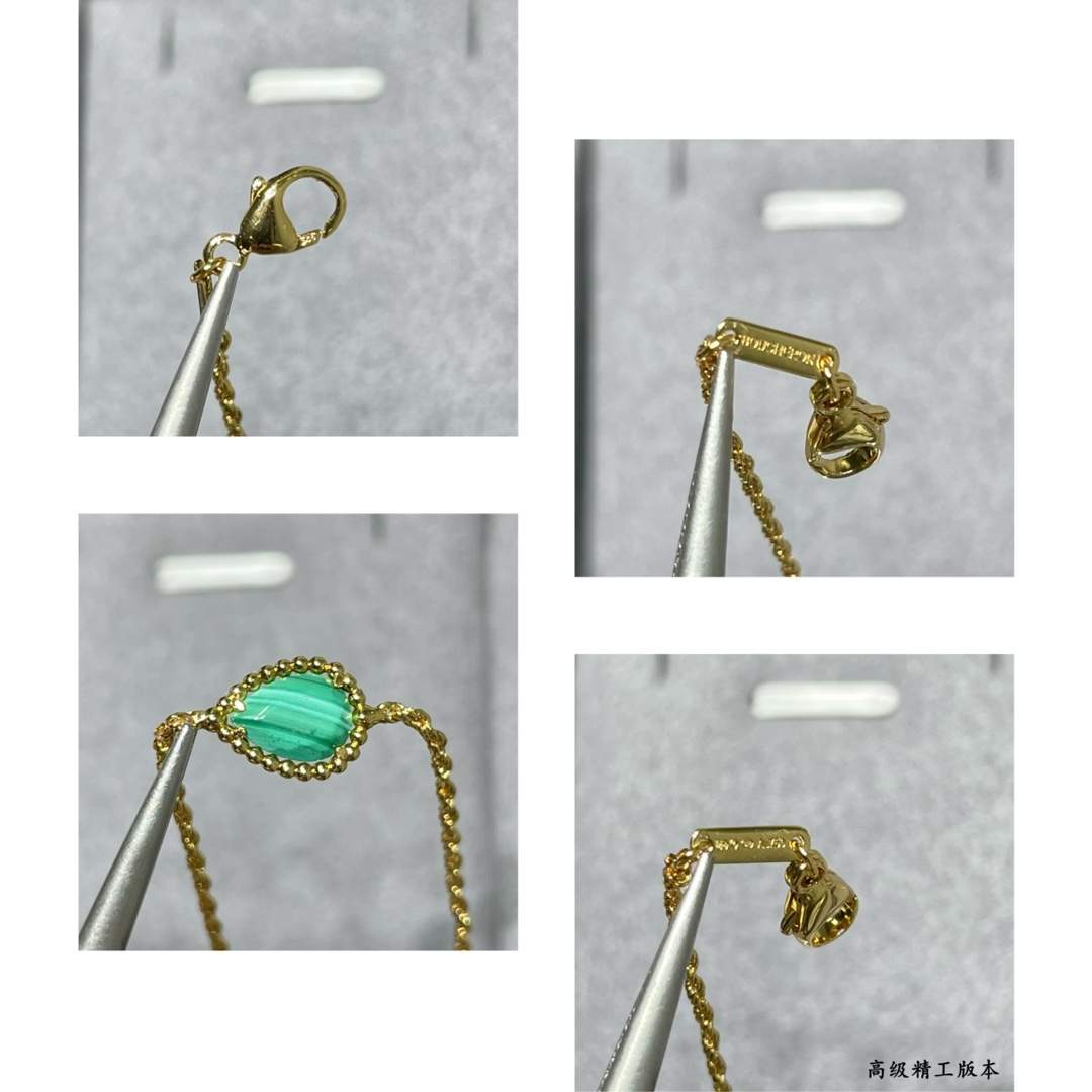 Luxury Jewelry Collection: Gold Beryllium Bracelet with Peacock Quail Detail - 图片 7