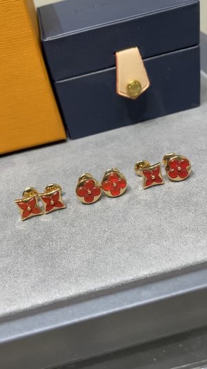 Louis Vuitton Jewelry Earring Red