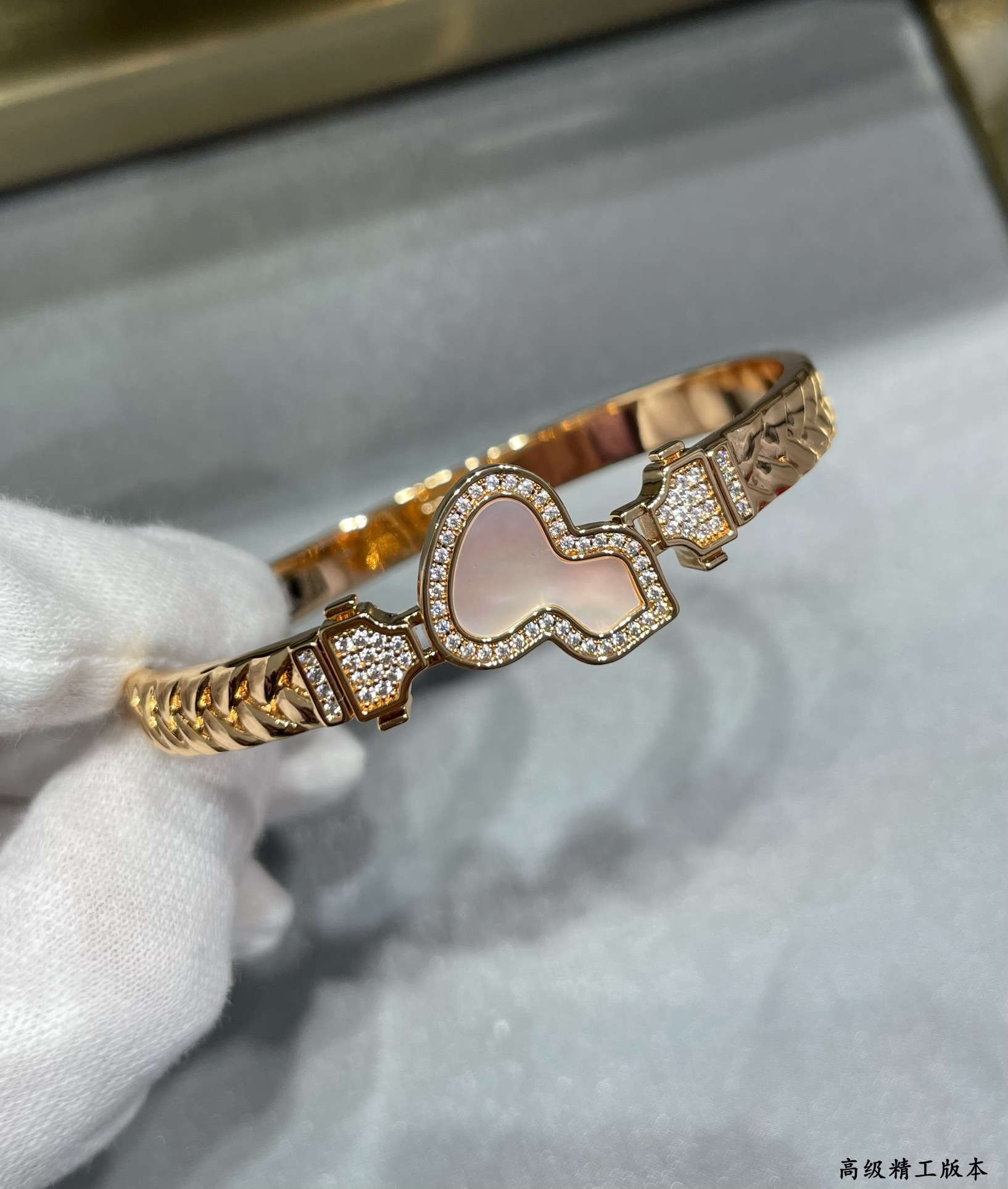 ♪ 1040 V gold, qeelin, qeelin, knitted white beetle ♪ ♪ A very elegant wulu tectonic line - 图片 3