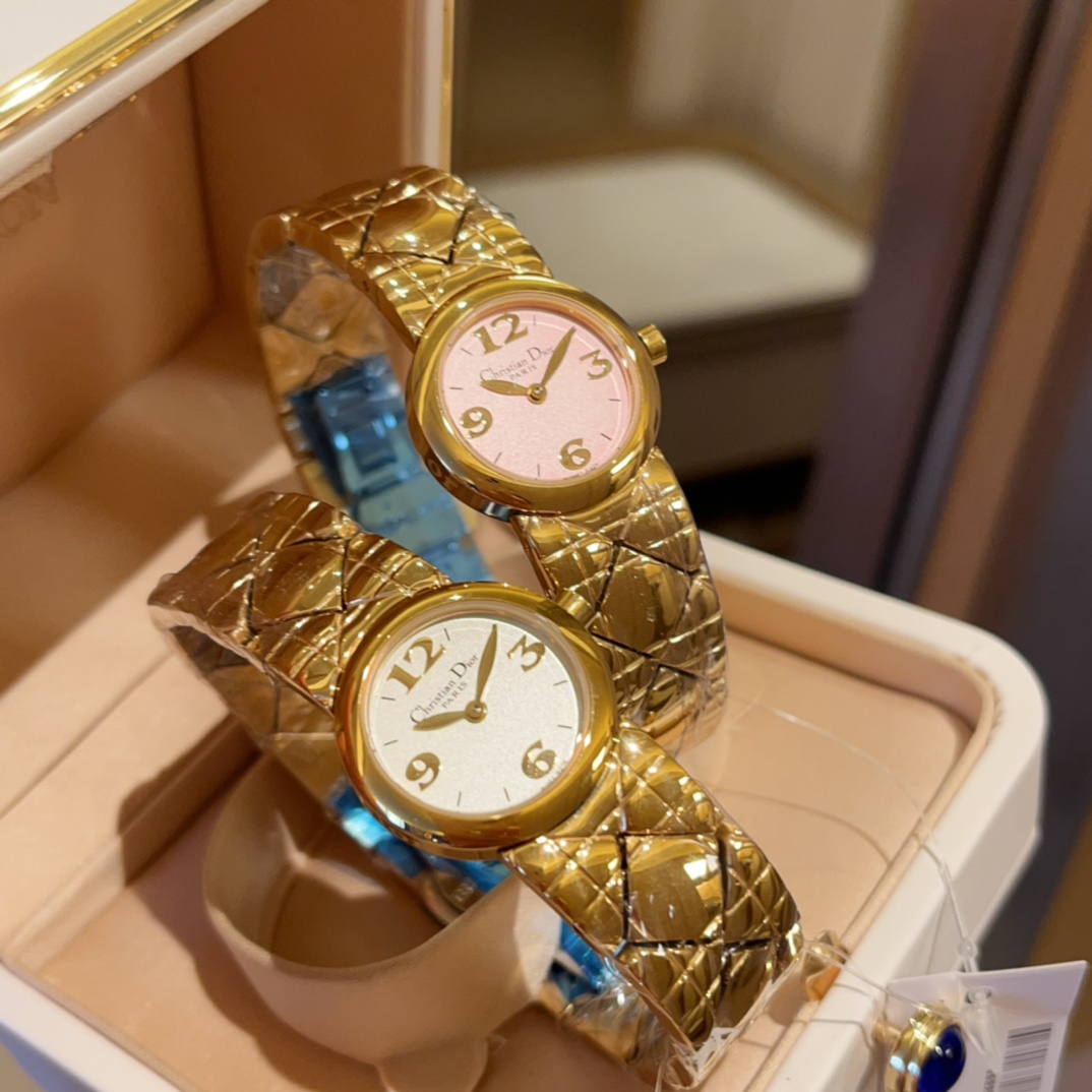 Vintage Dior Watch: Timeless Beauty in Steel and Gold - 图片 1