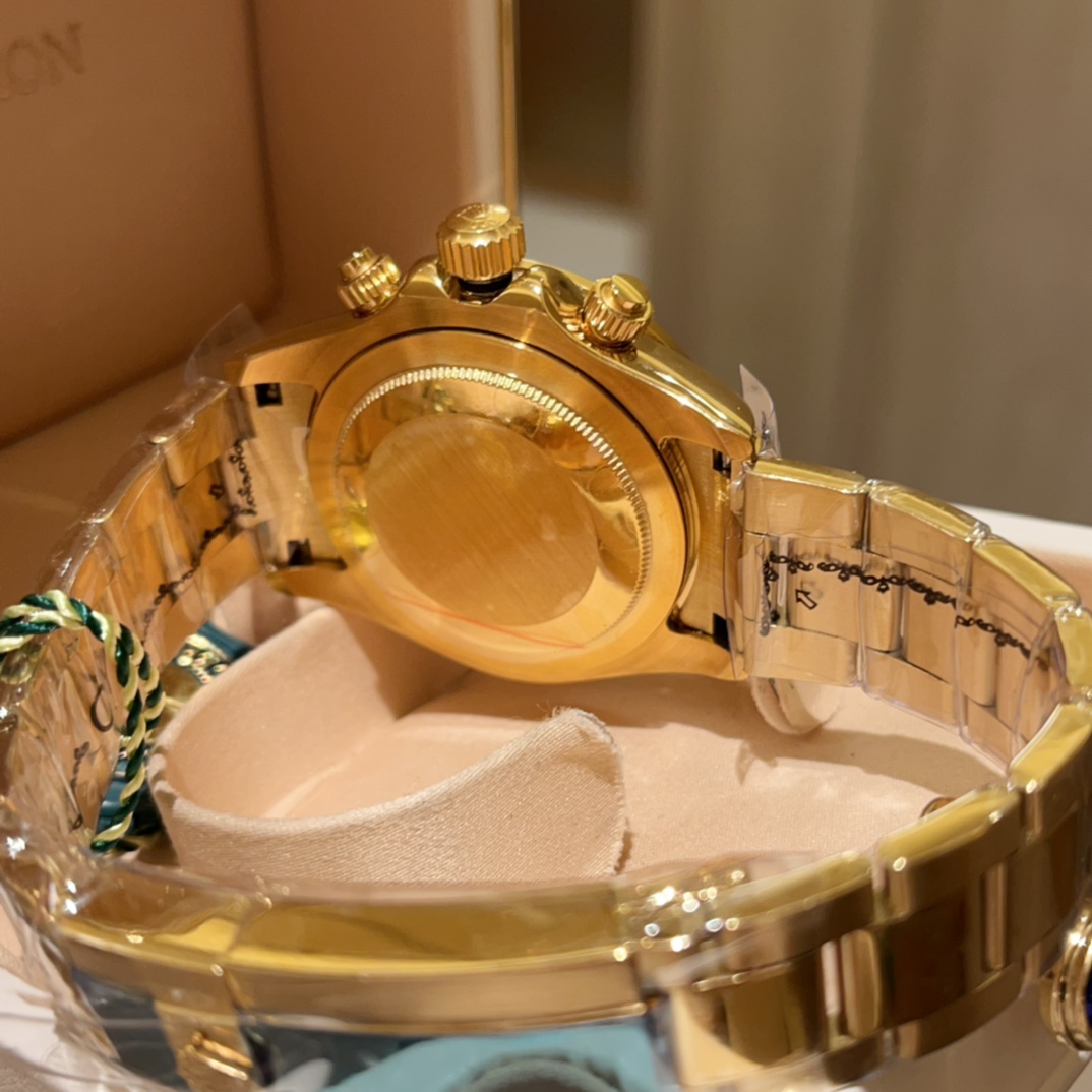 Rainbow Rolex Dickstone Watch: Steel Shell, Hand-Laid Stones, Unisex Design, 40mm Size - 图片 9