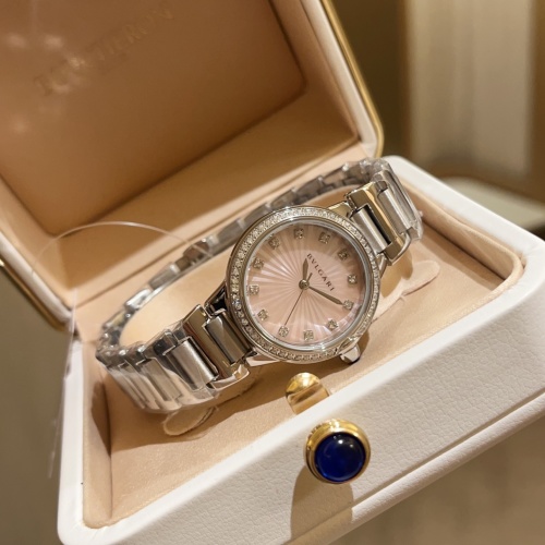 Bvlgari Lvcea Quartz Ladies Watch with Diamond Bezel, 30 mm 1 Bvlgari Lvcea Quartz Ladies Watch with Diamond Bezel, 30 mm