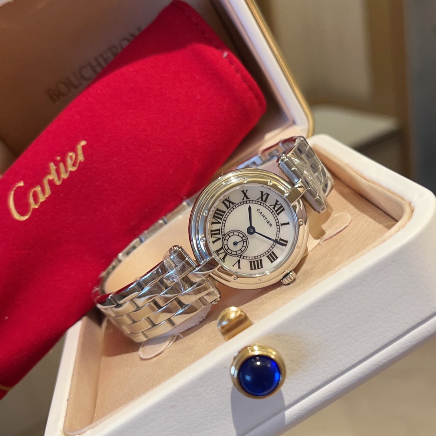 까르띠에 시계 사파이어 글라스 레플리카 42823 Cartier 상세 이미지 2