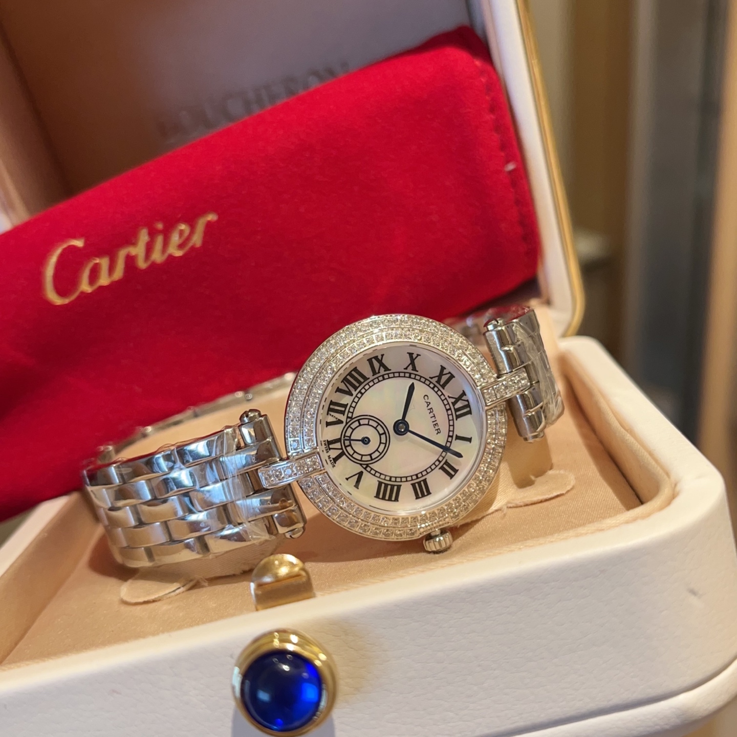 까르띠에 시계 사파이어 글라스 레플리카 42825 Cartier 상세 이미지 2