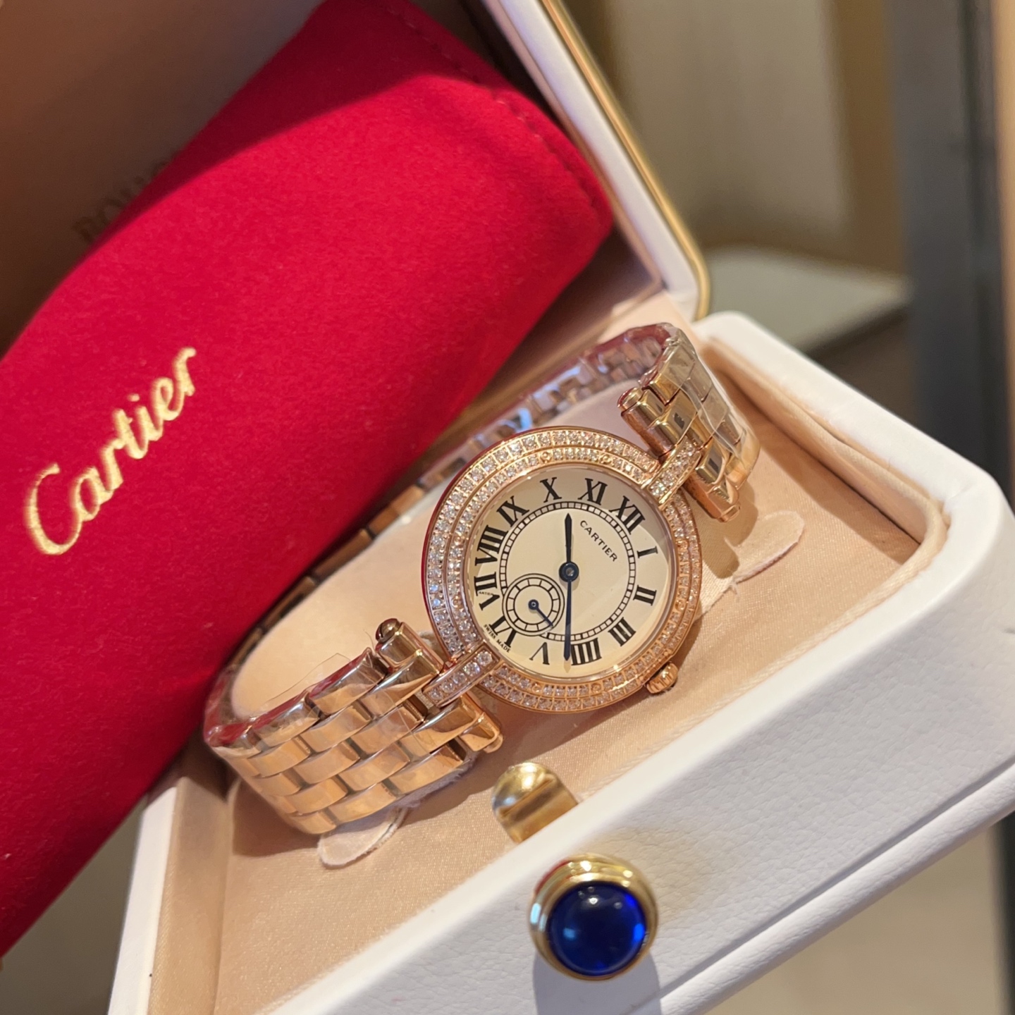 까르띠에 시계 사파이어 글라스 레플리카 42823 Cartier 상세 이미지 6