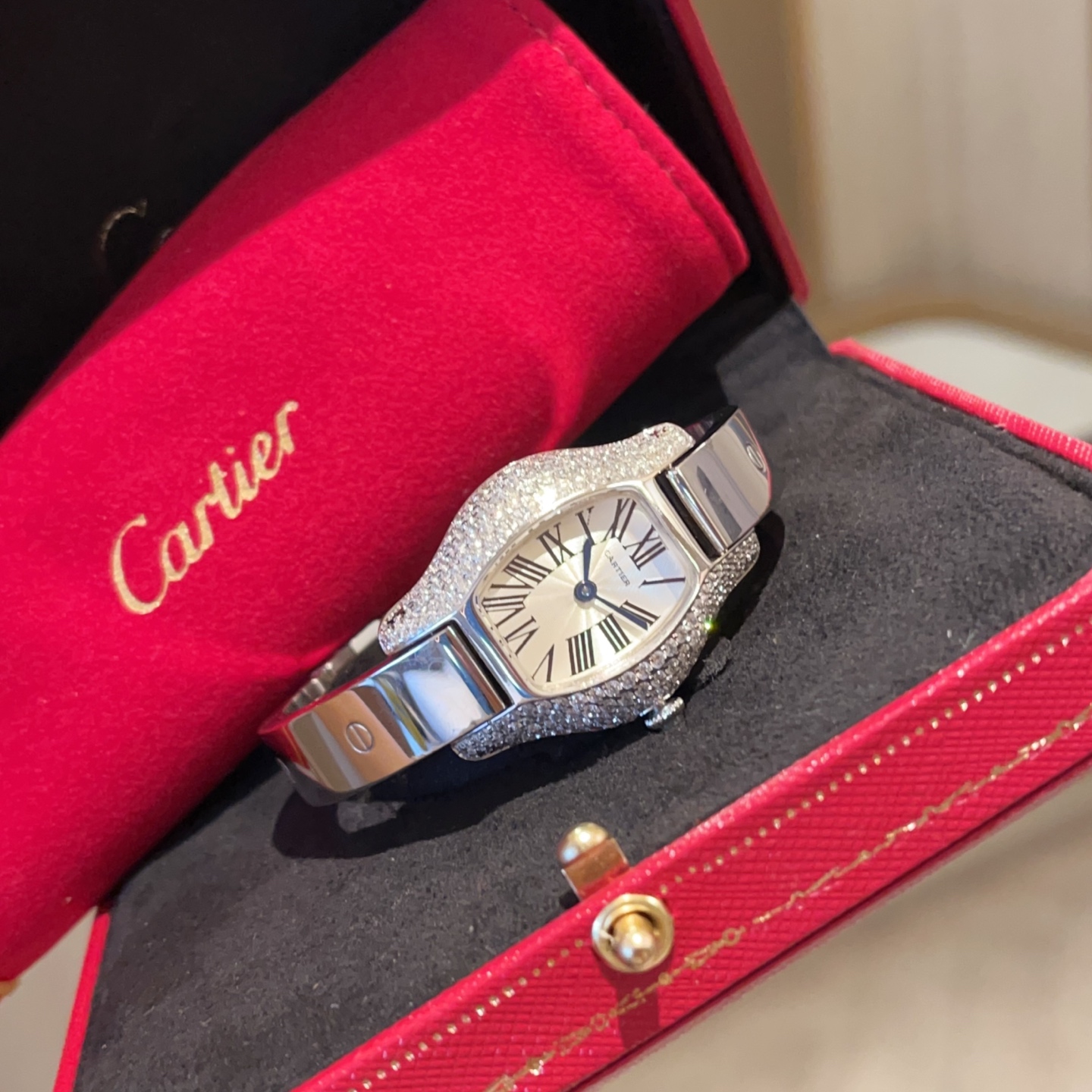 까르띠에 시계 가죽스트랩 레플리카 42821