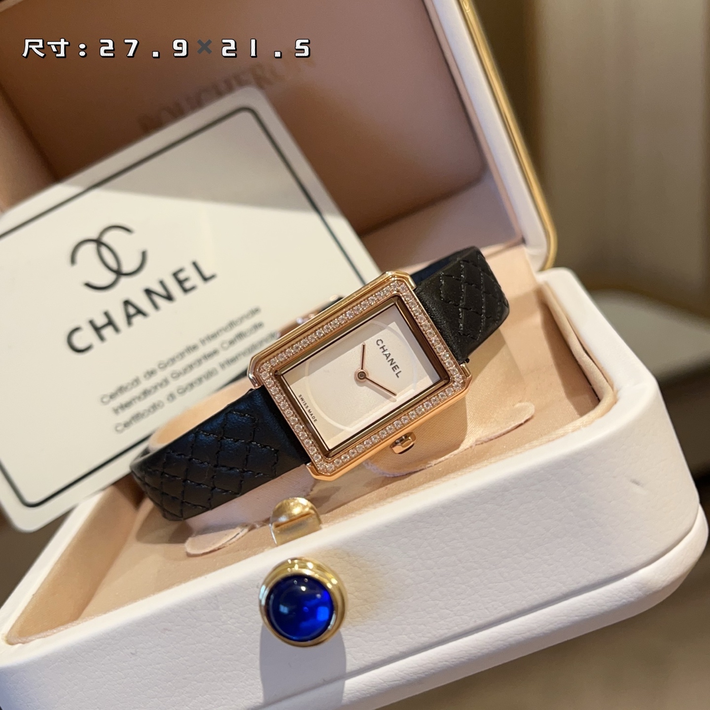 샤넬 보이프렌드 H4883 스몰 악어가죽 스트랩 여성 시계 레플리카 44774 Chanel 이미지 3