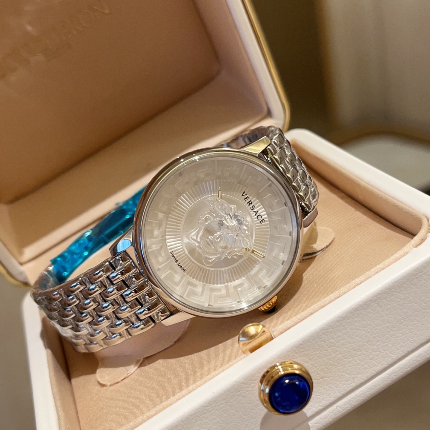 Versace Medusa Alchemy Dameshorloge - 38mm - Transparant Resin