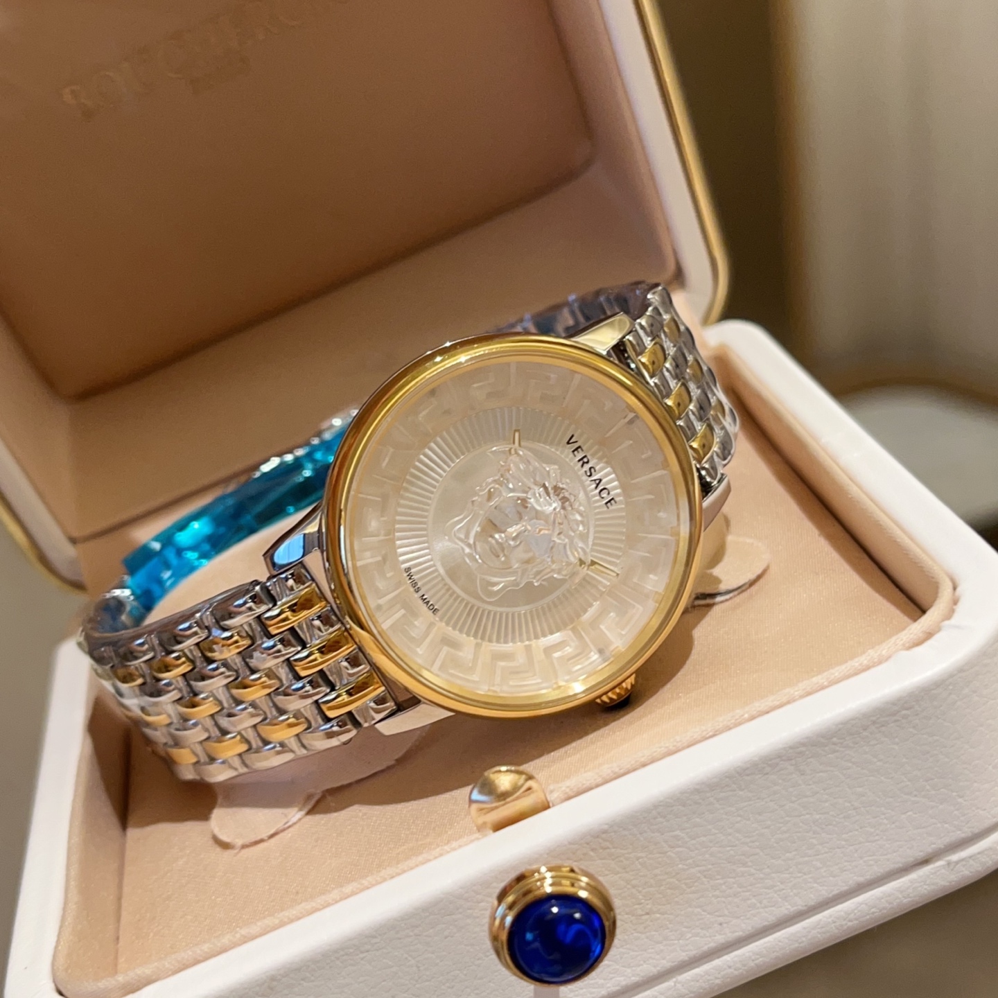 Versace Medusa Alchemy 38mm Women's Watch - Stainless Steel & Gold