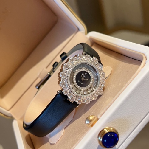 Chopard Happy Diamonds Ladies Watch, Black Leather Strap, 30 mm 1 Chopard Happy Diamonds Ladies Watch, Black Leather Strap, 30 mm