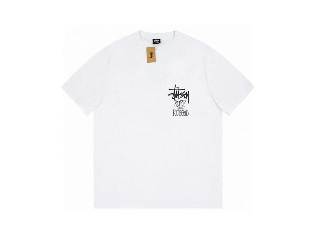 Stussy SS25 圆领短袖T恤服装,男,女 2