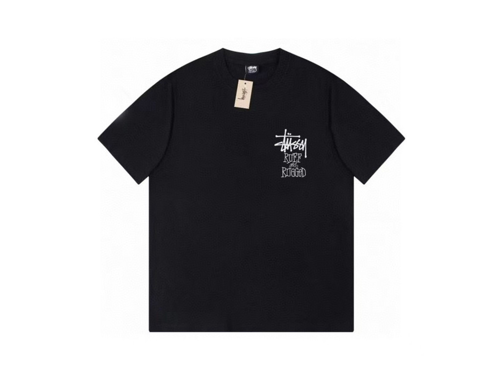 Stussy SS25 圆领短袖T恤服装,男,女 2