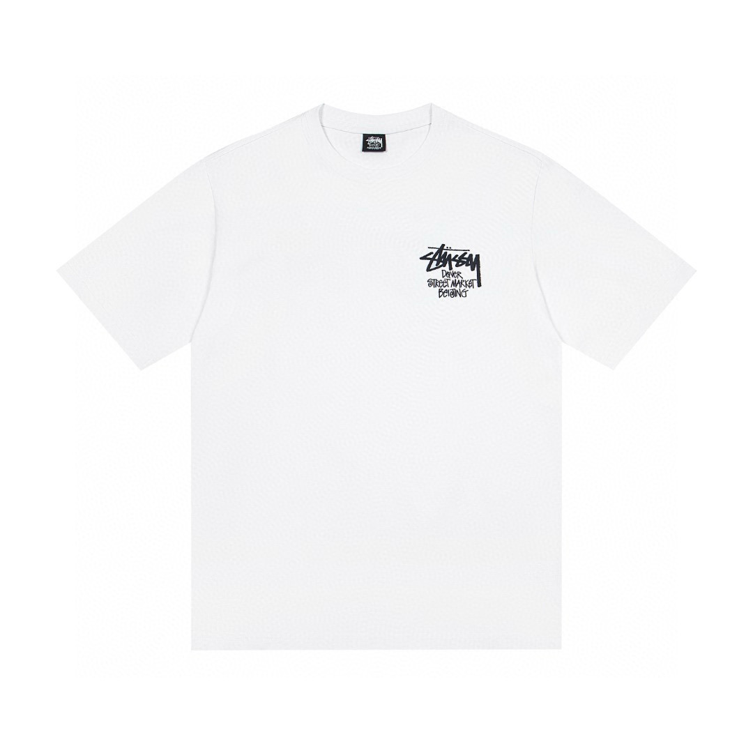 Stussy SS25 DSM北京限定系列 圆领短袖T恤服装,男,女 2