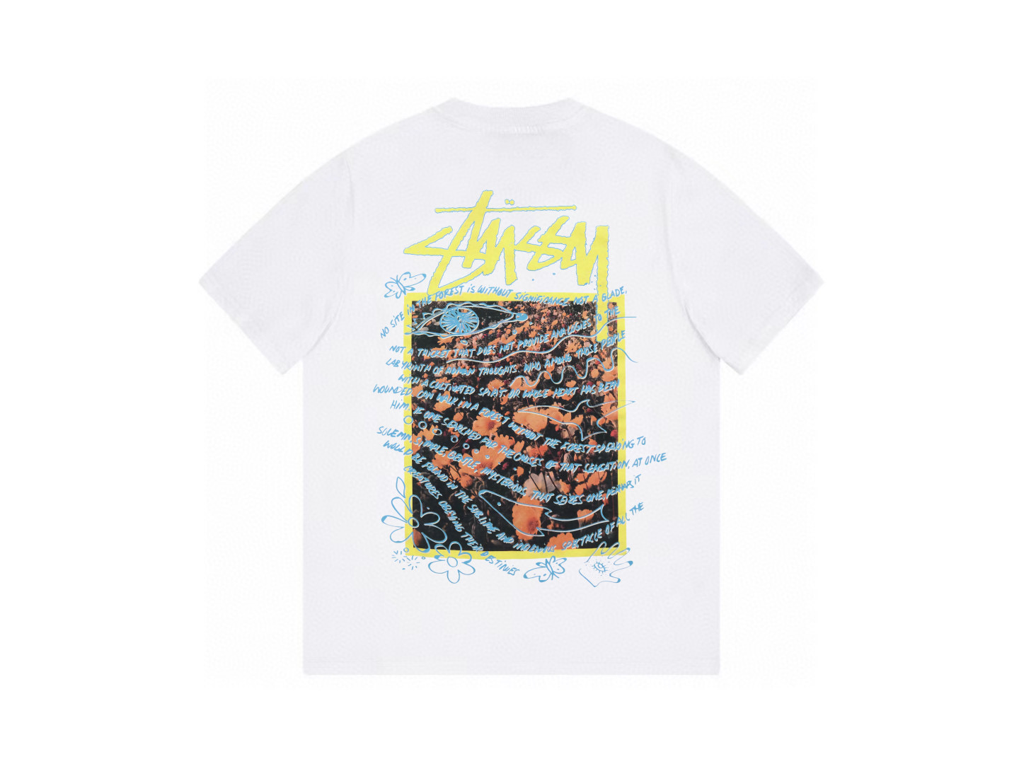号HN7118（高品质版本，区别通货）
斯图西StussySuper Bloom Tee ...