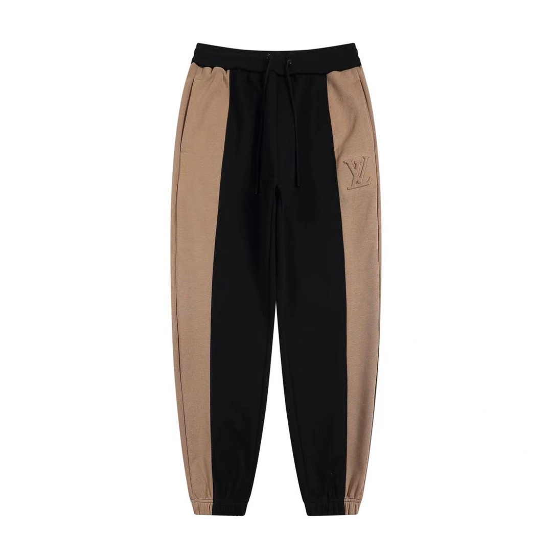 Louis Vuitton Clothing Pants & Trousers Apricot Color Black Unisex Fall/Winter Collection Casual