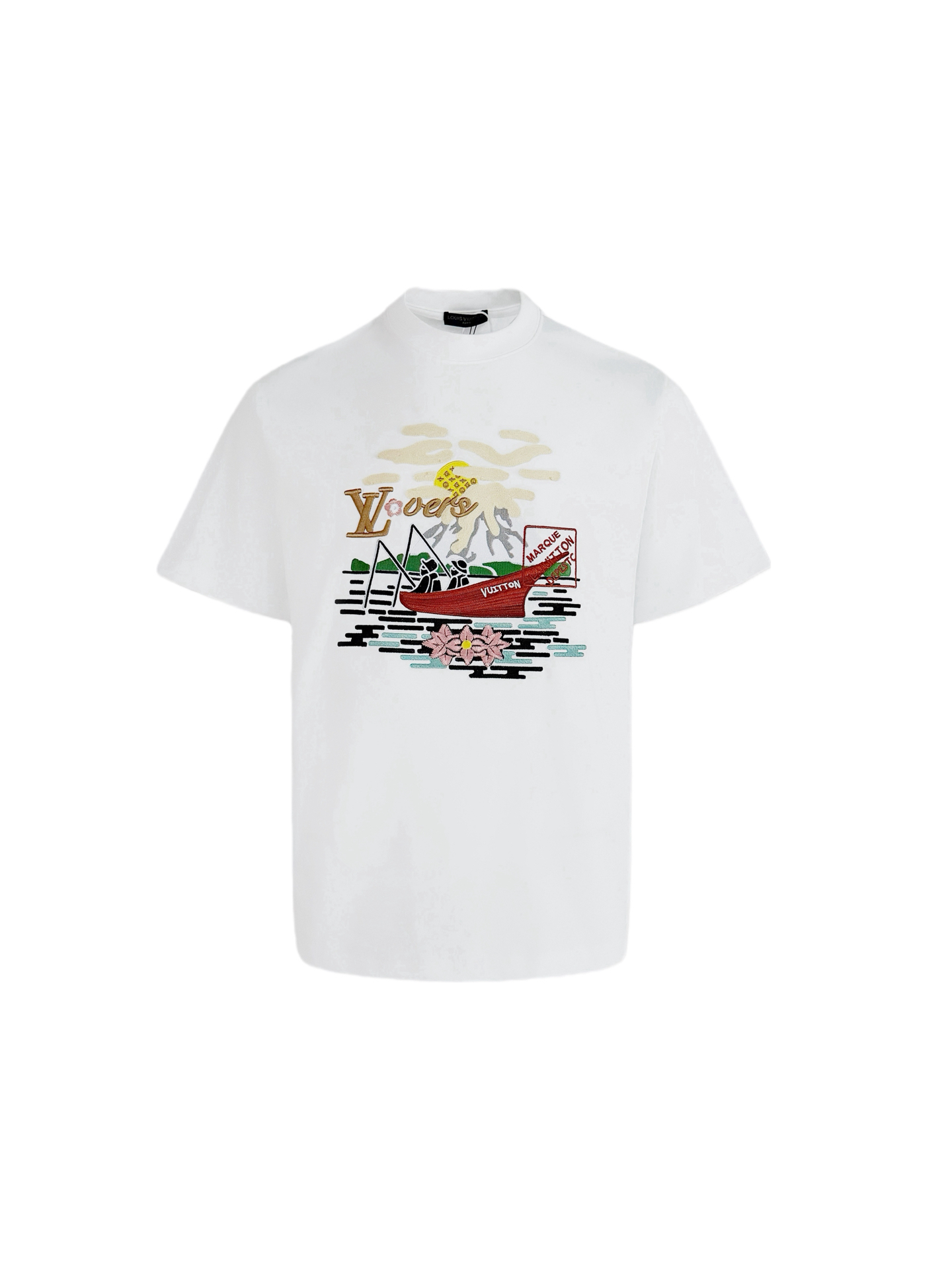 P85 [Alta calidad] El logotipo bordado de pescador de Louis Vuitton ha sido refinado y mejorado, inspirándose en la tel…