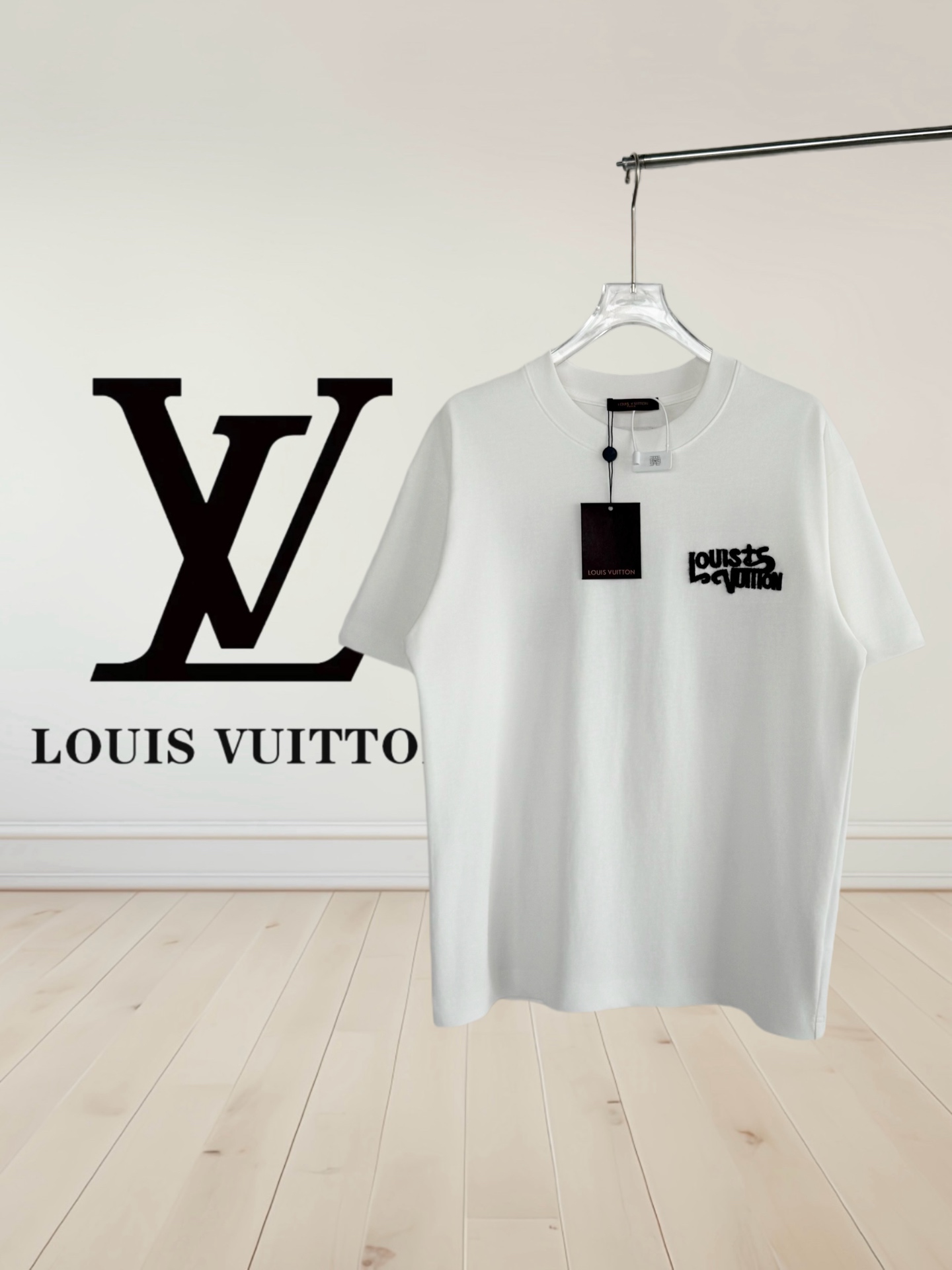 P85 [Alta calidad] Louis Vuitton*Louis Vuitton bordado de felpa de alta tecnología en la parte delantera y trasera🪡‼ ️…