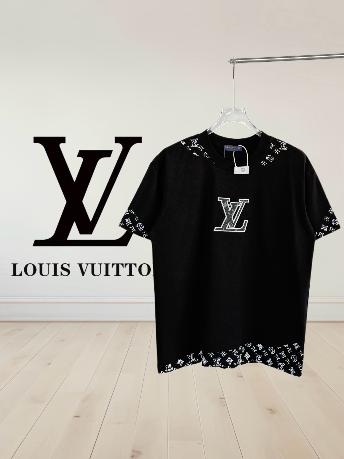 P80 [Alta calidad] Louis Vuitton * Bordado de cuero con parche en el pecho de Louis Vuitton🪡➕impresión del logotipo‼ ️…