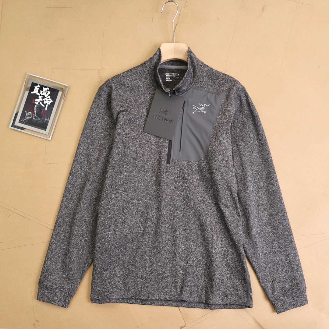 Arcteryx Kleding T-Shirt Grijs Breien Herfst/winter collectie Lange mouw