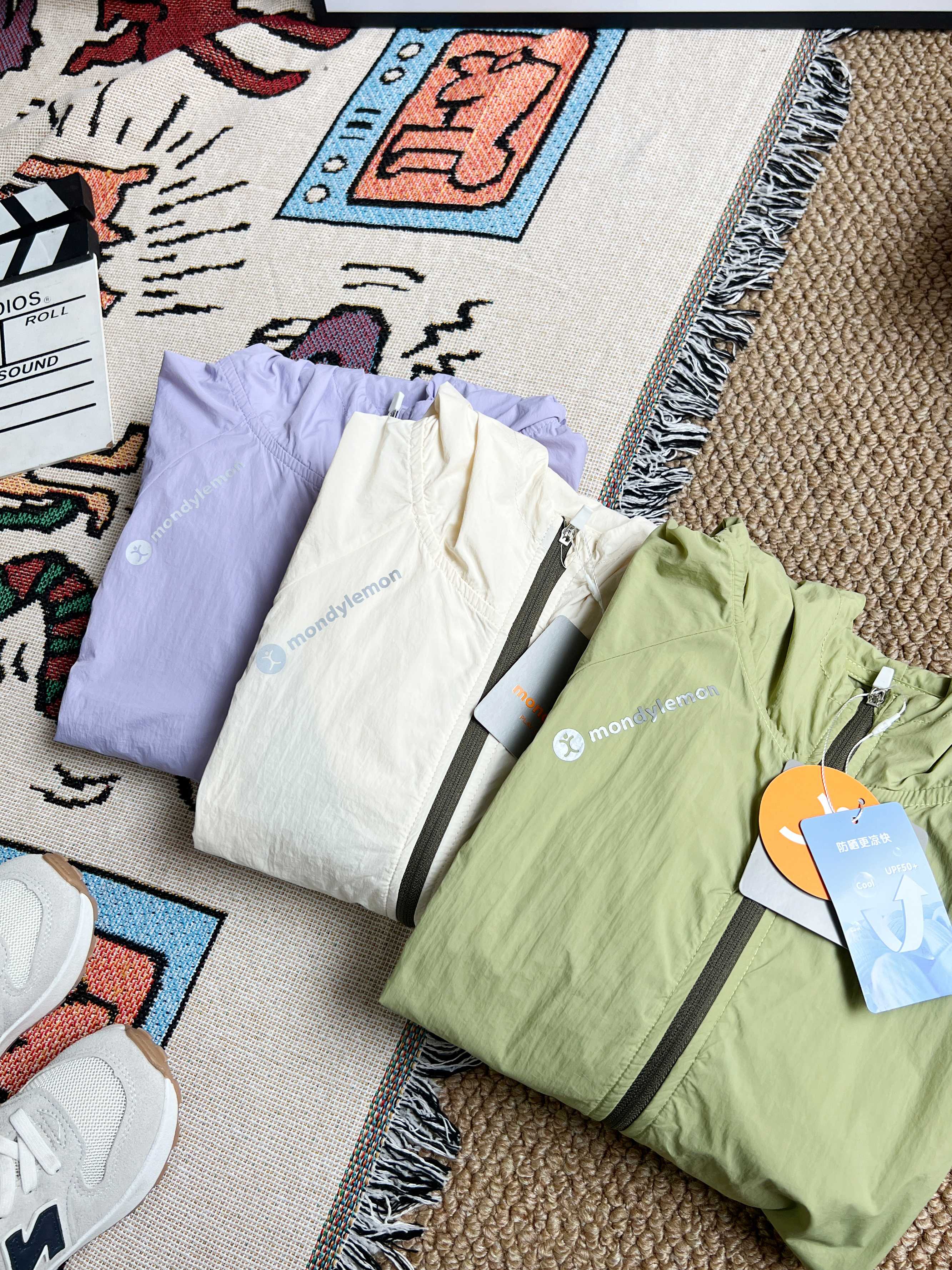 Precio de oferta: 89.9 @ una prenda. [Camiseta de protección solar para niños de 120-170] Colores: morado, blanco, verd…