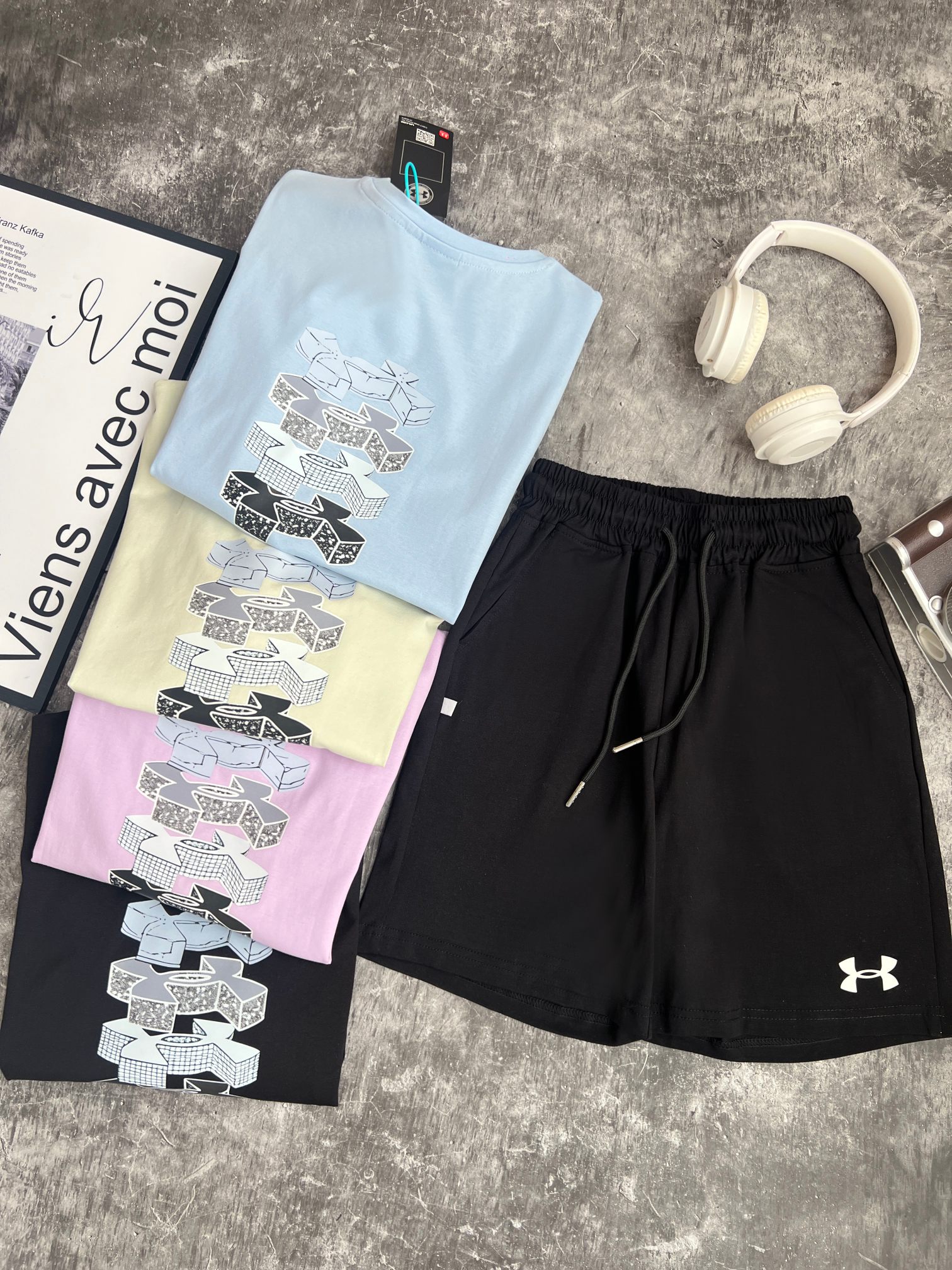 108@ Un conjunto 【Conjunto de verano para niños mayores 120-180】 La talla grande también sirve para adultos, se puede u…