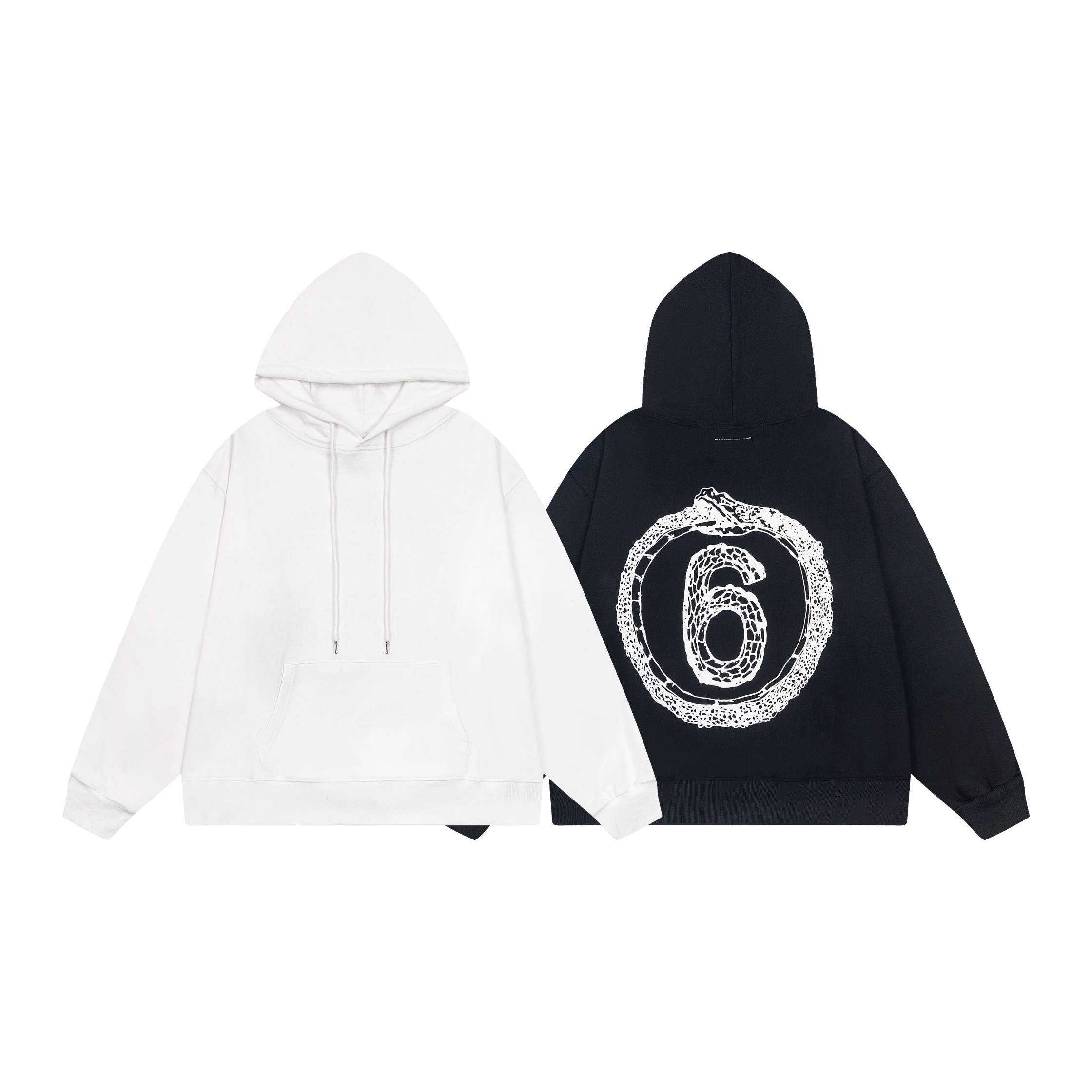 Maison Margiela 24ss New MM6 Fur Guard in Black and White Sizes - 图片 2