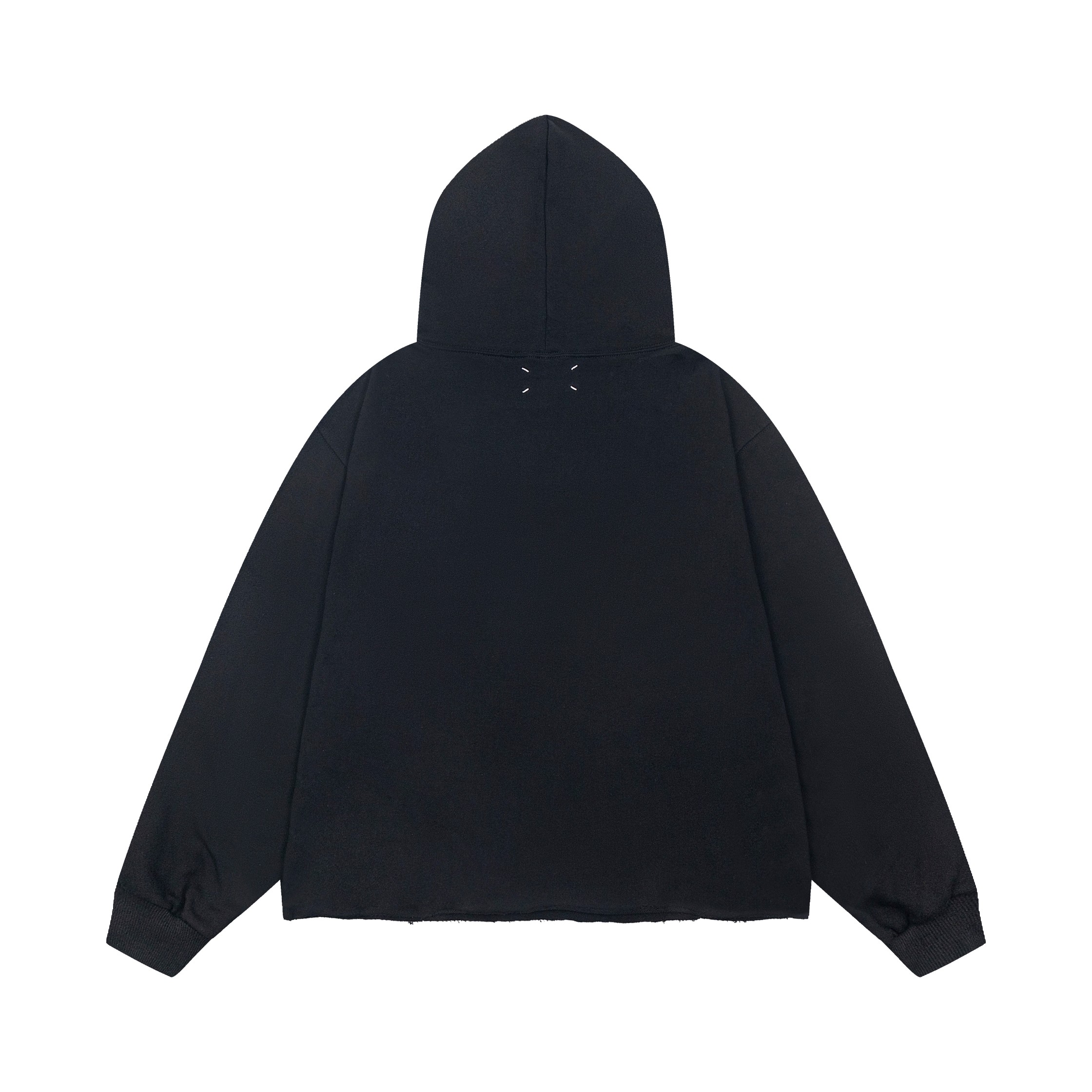 Maison Margiela Loose Calendar Digital Badge Coat in Black, All-Tropical Fur, Various Sizes - 图片 3