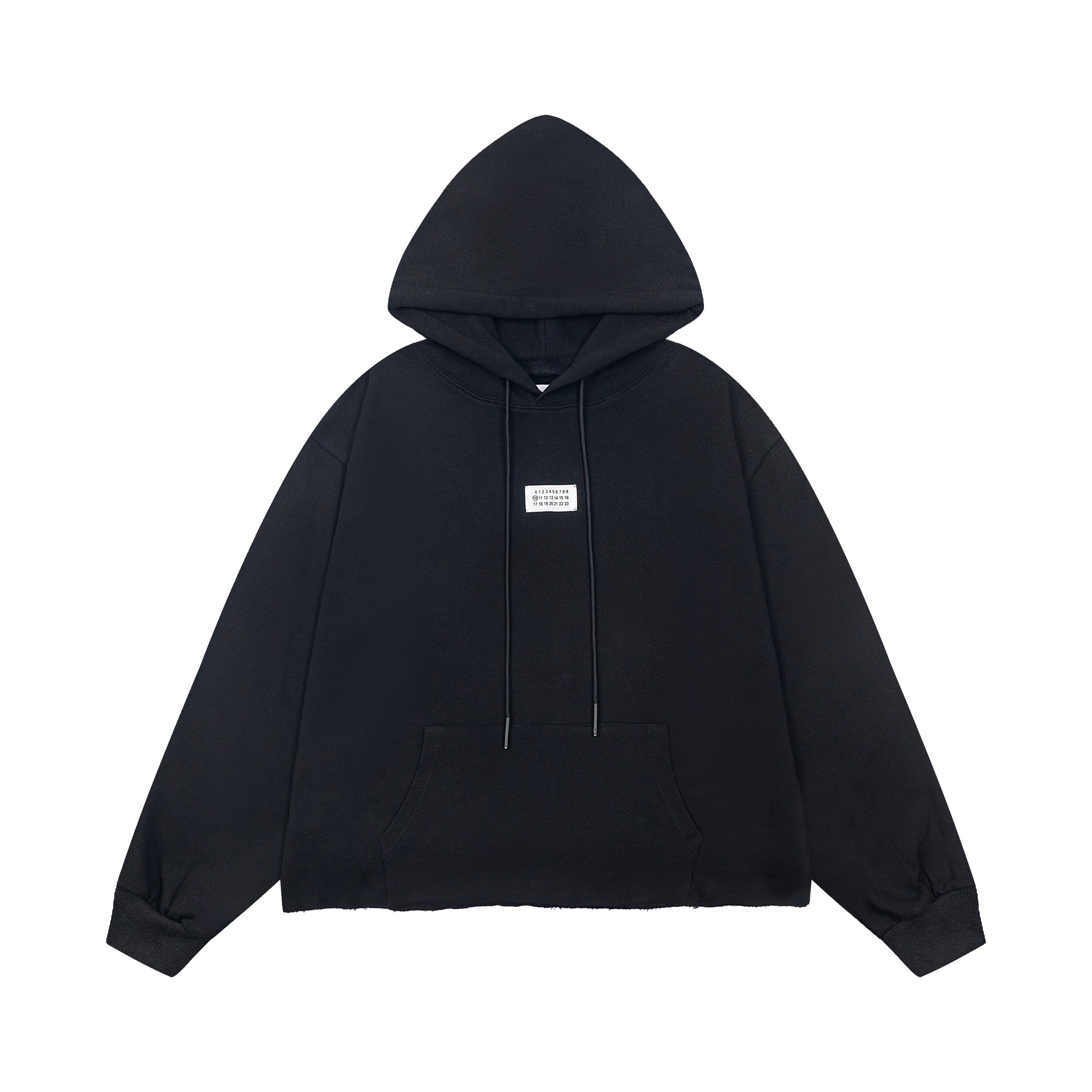 Maison Margiela Loose Calendar Digital Badge Coat in Black, All-Tropical Fur, Various Sizes - 图片 2