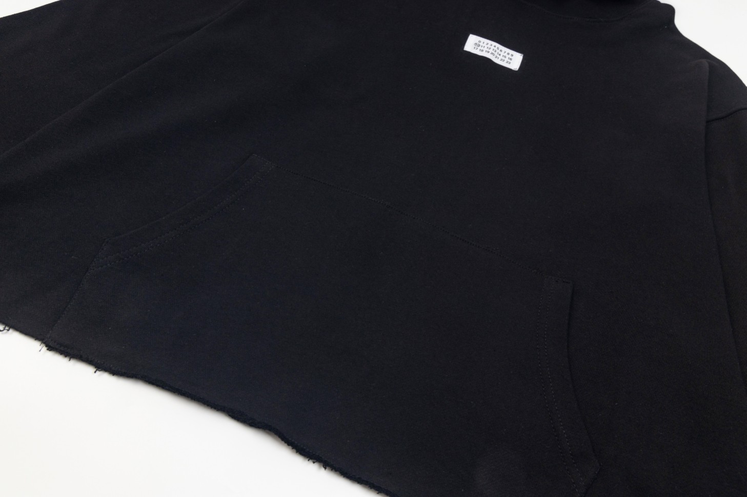 Maison Margiela Loose Calendar Digital Badge Coat in Black, All-Tropical Fur, Various Sizes - 图片 7