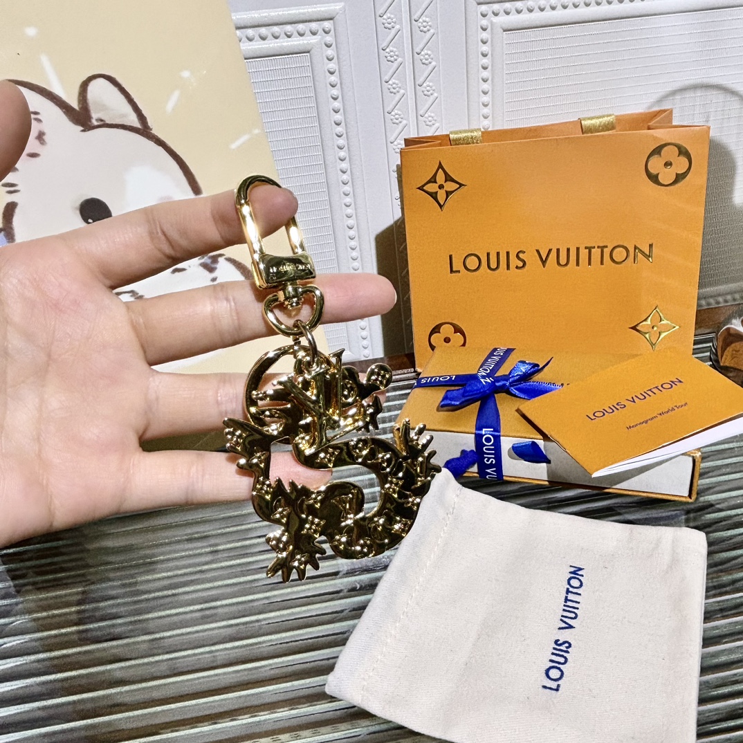 Gold Dragon Keychain - Luxury Gift